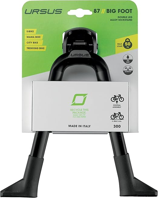 Ursus middenstandaard Big Foot 300mm zwart - Fietsenconcurrent.nl Ursus middenstandaard Big Foot 300mm zwart - Fietsenconcurrent.nl