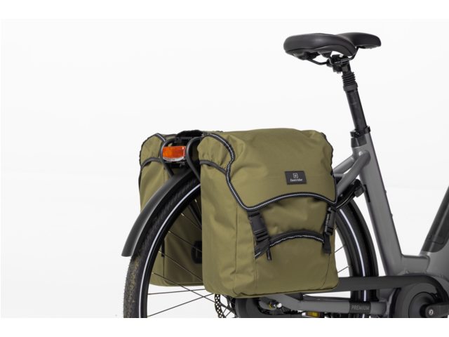 FastRider Unibag Traffic Dubbele Fietstas Legergroen - Fietsenconcurrent.nl FastRider Unibag Traffic Dubbele Fietstas Legergroen - Fietsenconcurrent.nl