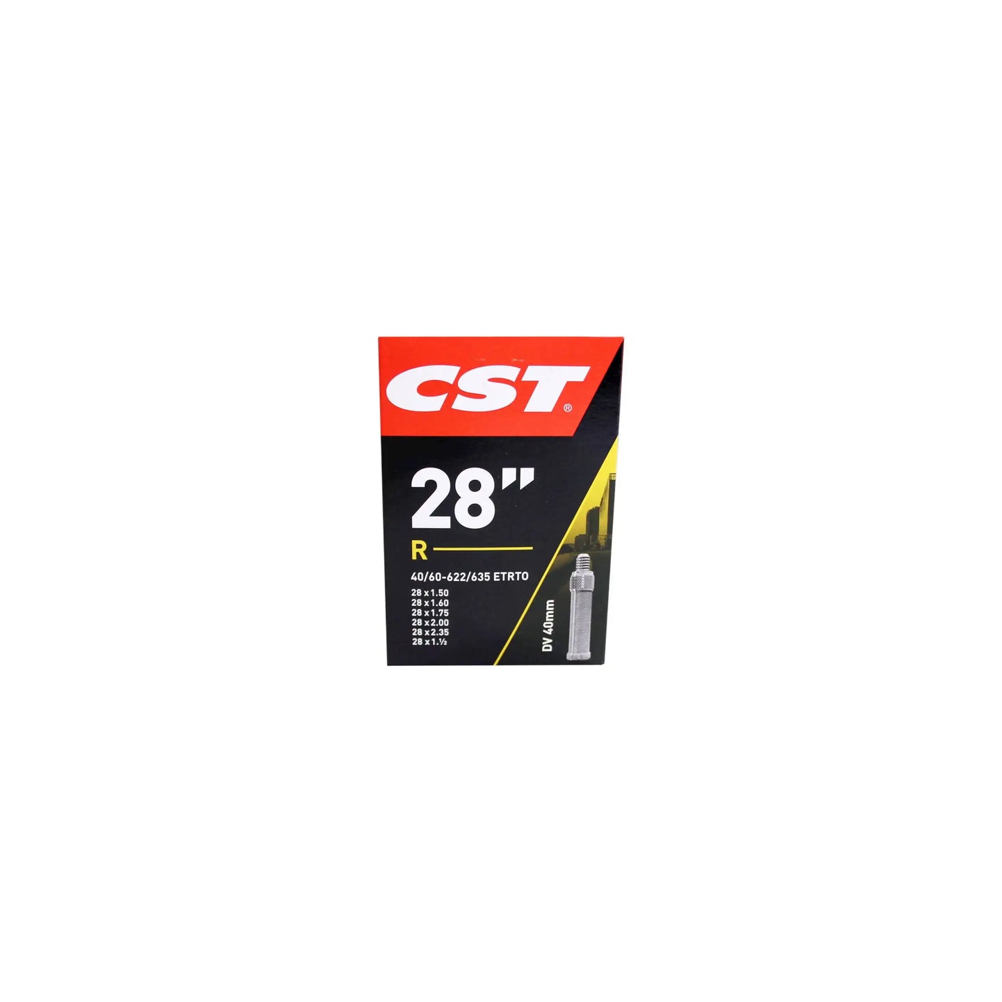 CST Binnenband 28 x 1.50 - 2.35 40 mm Hollands Ventiel - Fietsenconcurrent.nl CST Binnenband 28 x 1.50 - 2.35 40 mm Hollands Ventiel - Fietsenconcurrent.nl