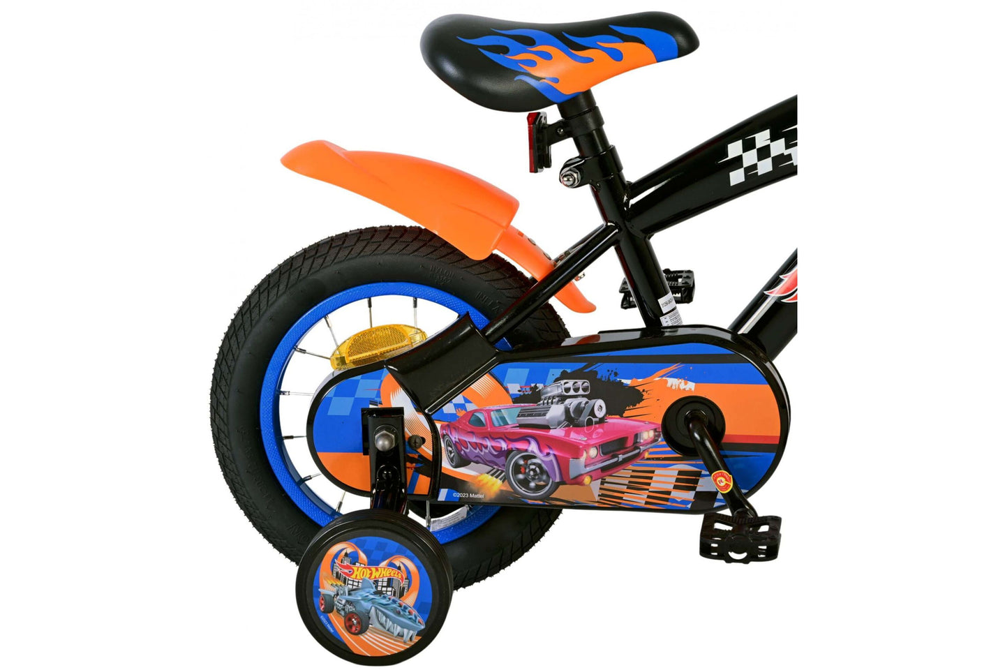 Volare Hot Wheels 12 Inch Jongens 2 handremmen Volare Hot Wheels 12 Inch Jongens 2 handremmen