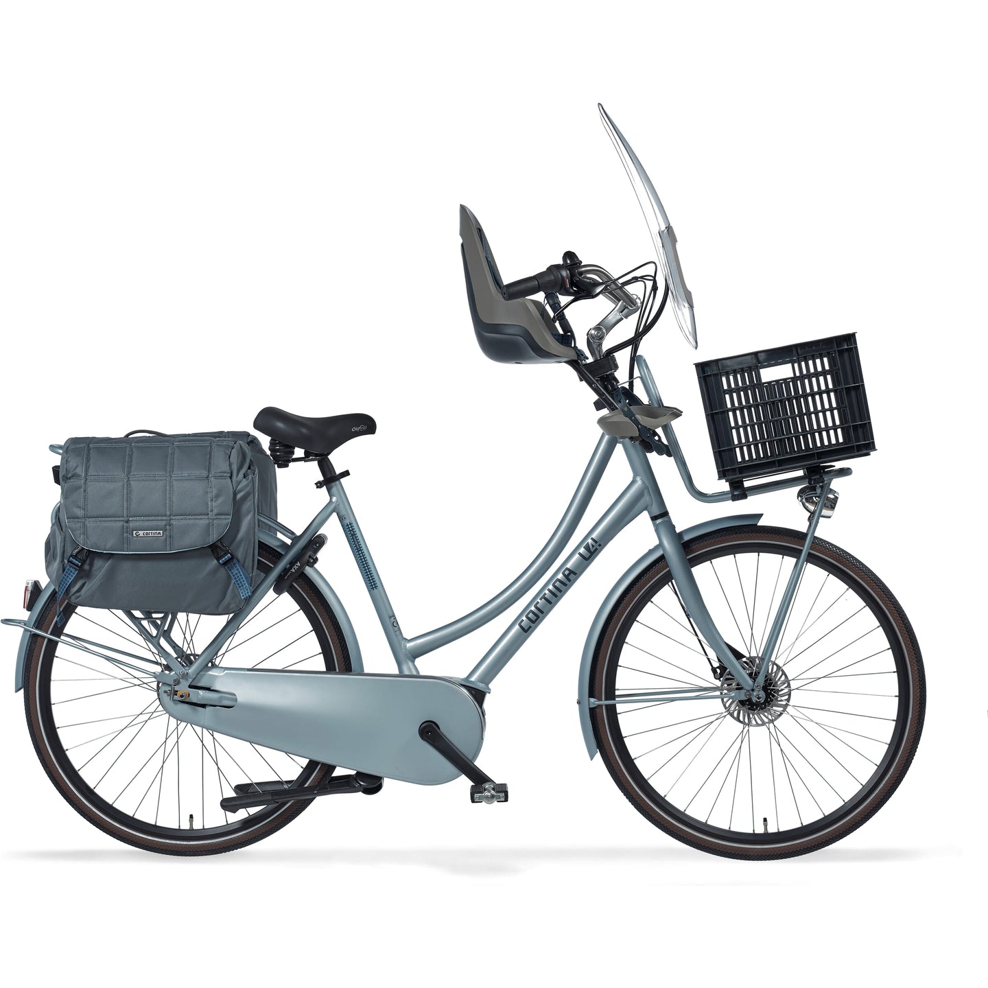 Cortina Fietstas Dubbel Jaipur AVS Grijs - Fietsenconcurrent.nl Cortina Fietstas Dubbel Jaipur AVS Grijs - Fietsenconcurrent.nl