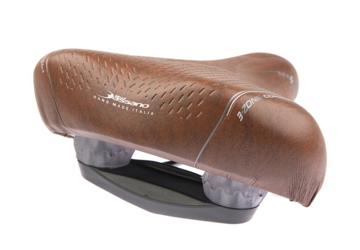 Selle Bassano zadel Volare XXL BigCity Bruin Selle Bassano zadel Volare XXL BigCity Bruin