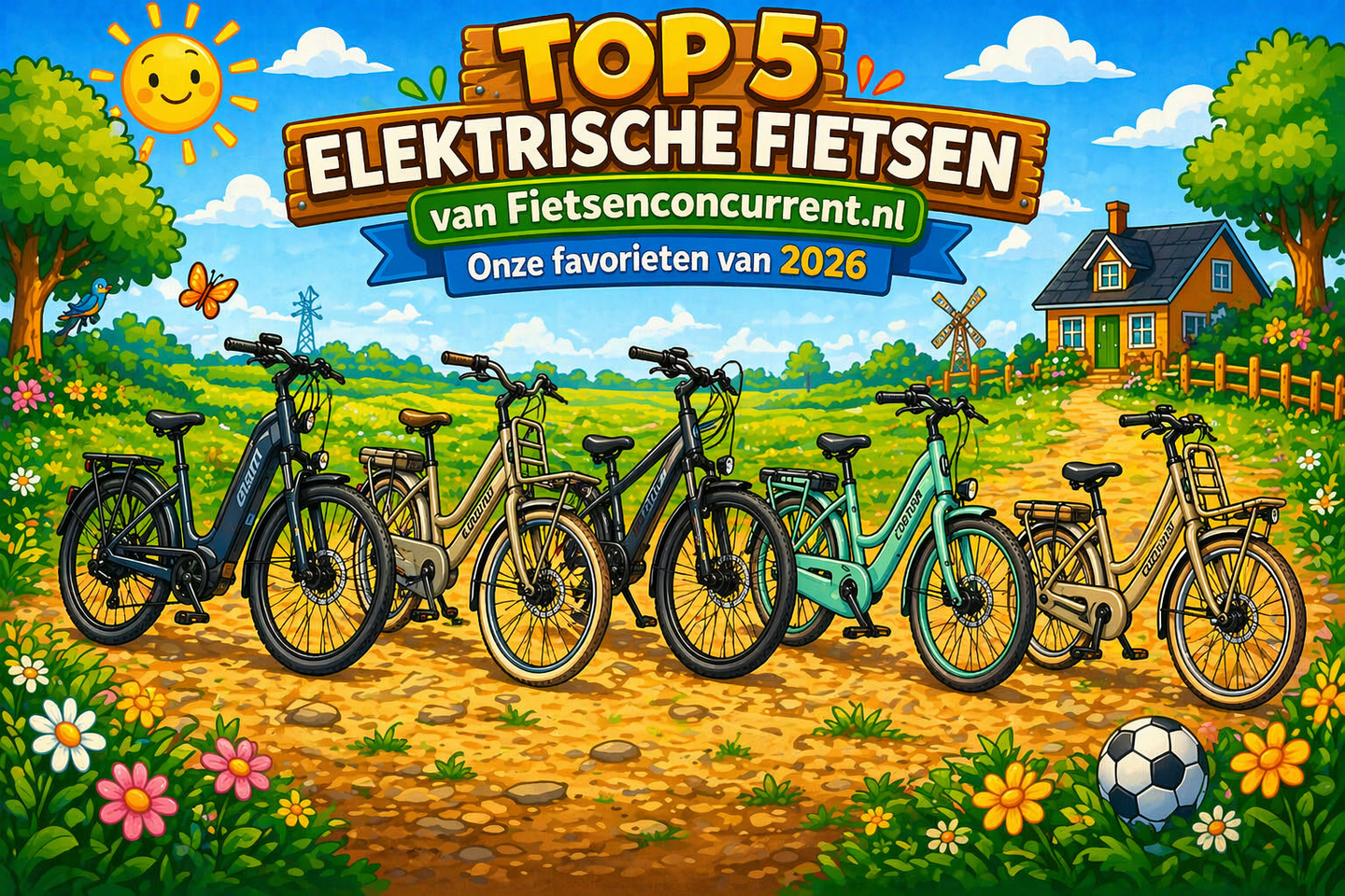 Top 5 Elektrischefietsen van Fietsenconcurrent.nl – Onze Favorieten van 2026