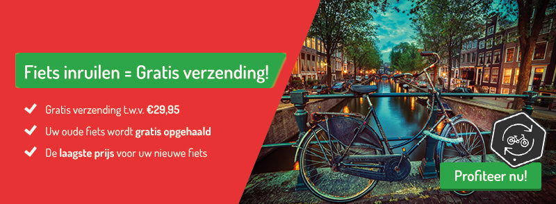 Weg met uw oude fiets!