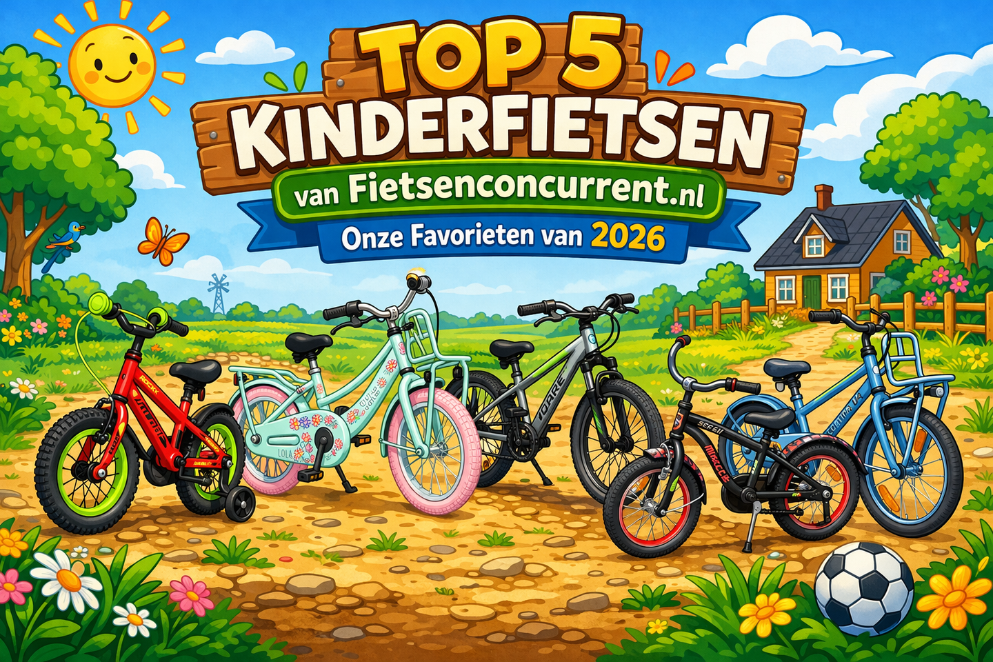 Top 5 Kinderfietsen van Fietsenconcurrent.nl – Onze Favorieten van 2026