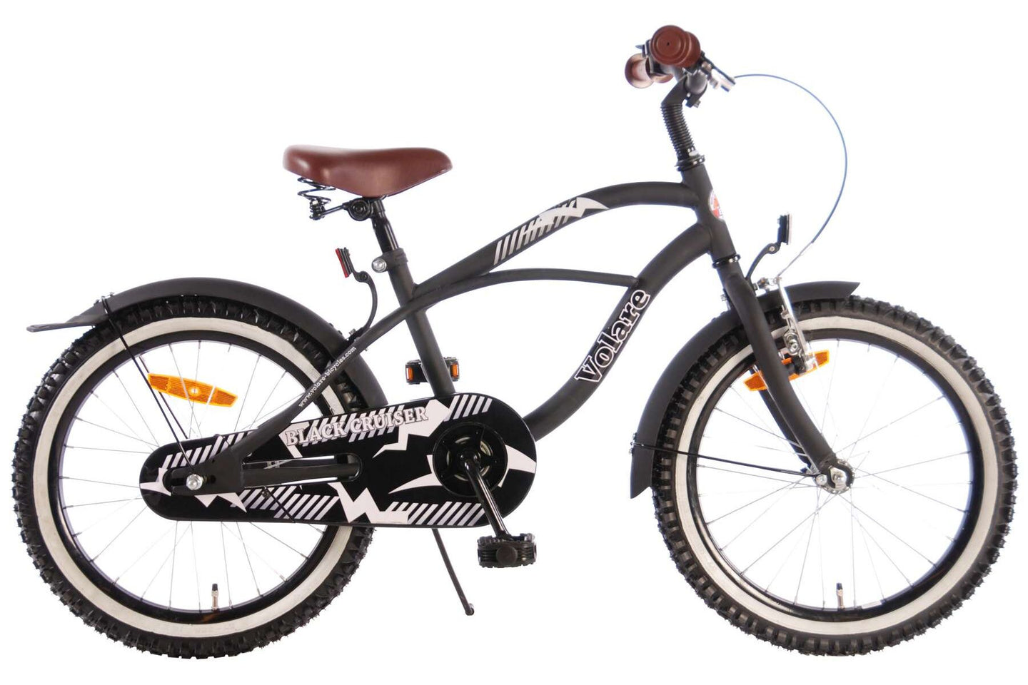 Volare Black Cruiser 18 inch Jongens - Fietsenconcurrent.nl