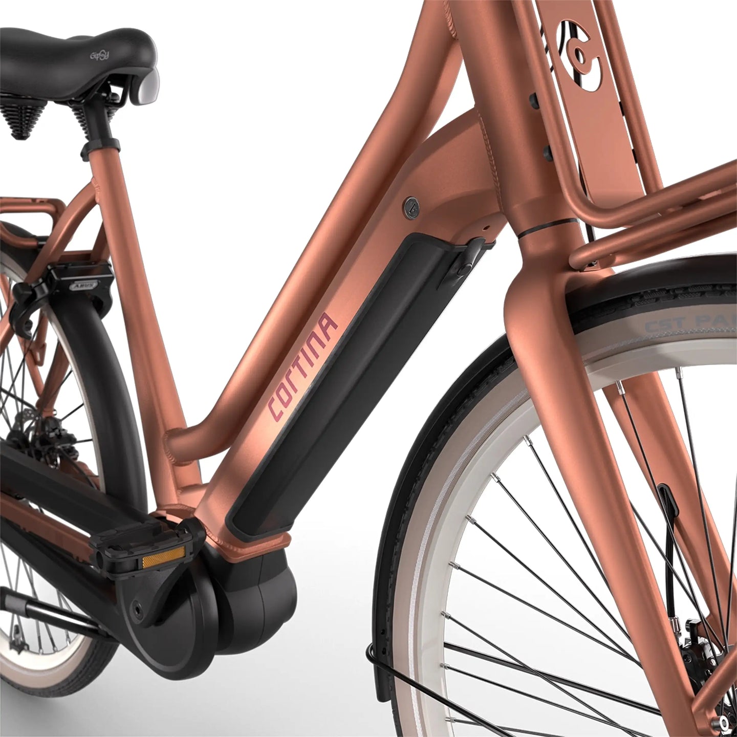Cortina E-U4 Transport Next DB7 AL MM 2025 Dames - Fietsenconcurrent.nl