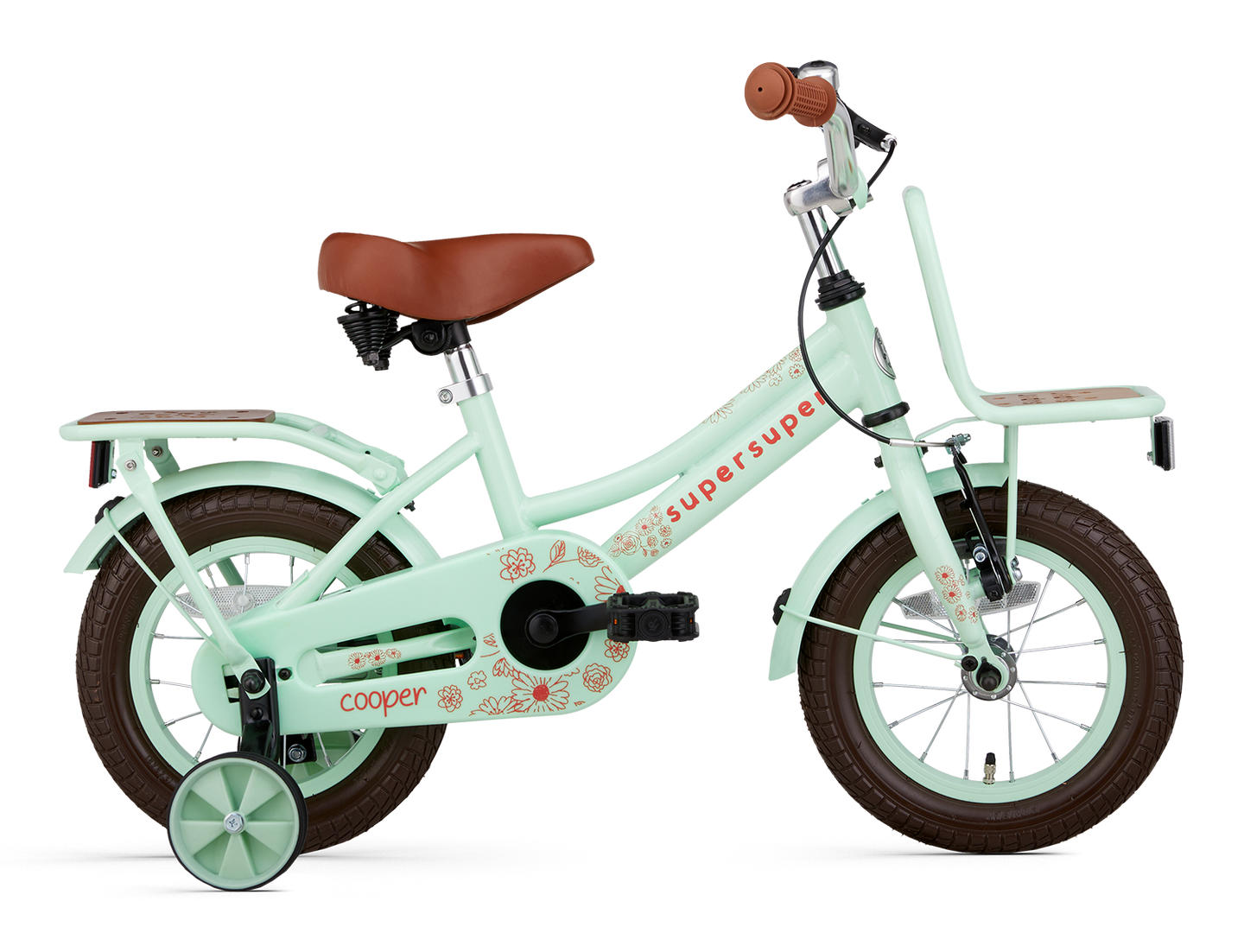 Supersuper Cooper Bamboo 12 inch 2026 Meisjes - Fietsenconcurrent.nl