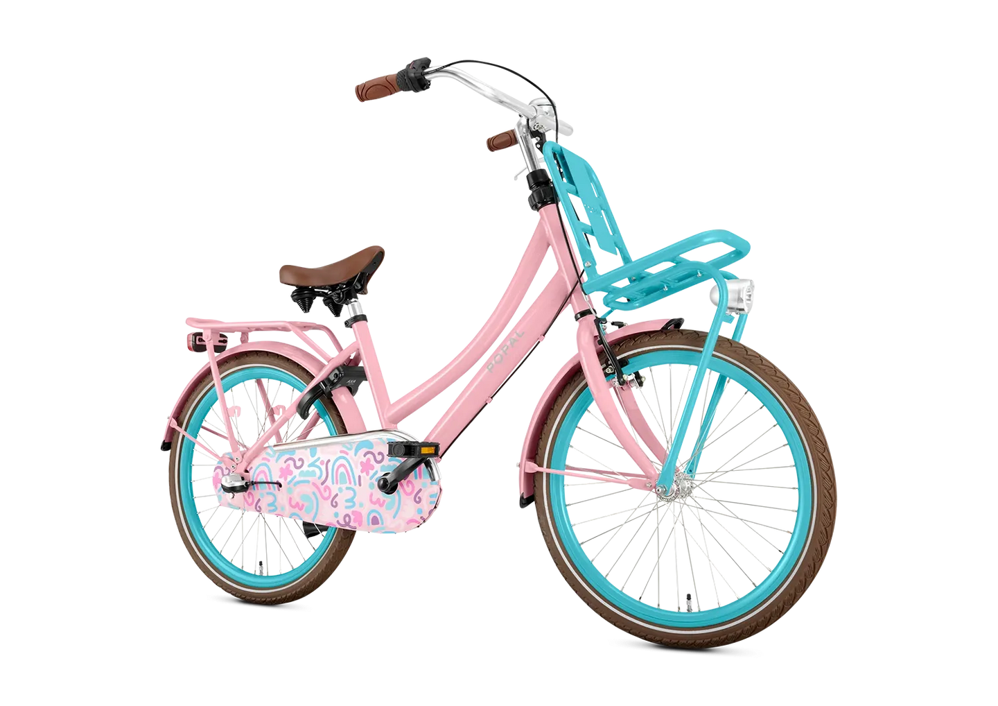 Popal Daily Dutch Basic+ 22 inch 2026 Meisjes SALE - Fietsenconcurrent.nl