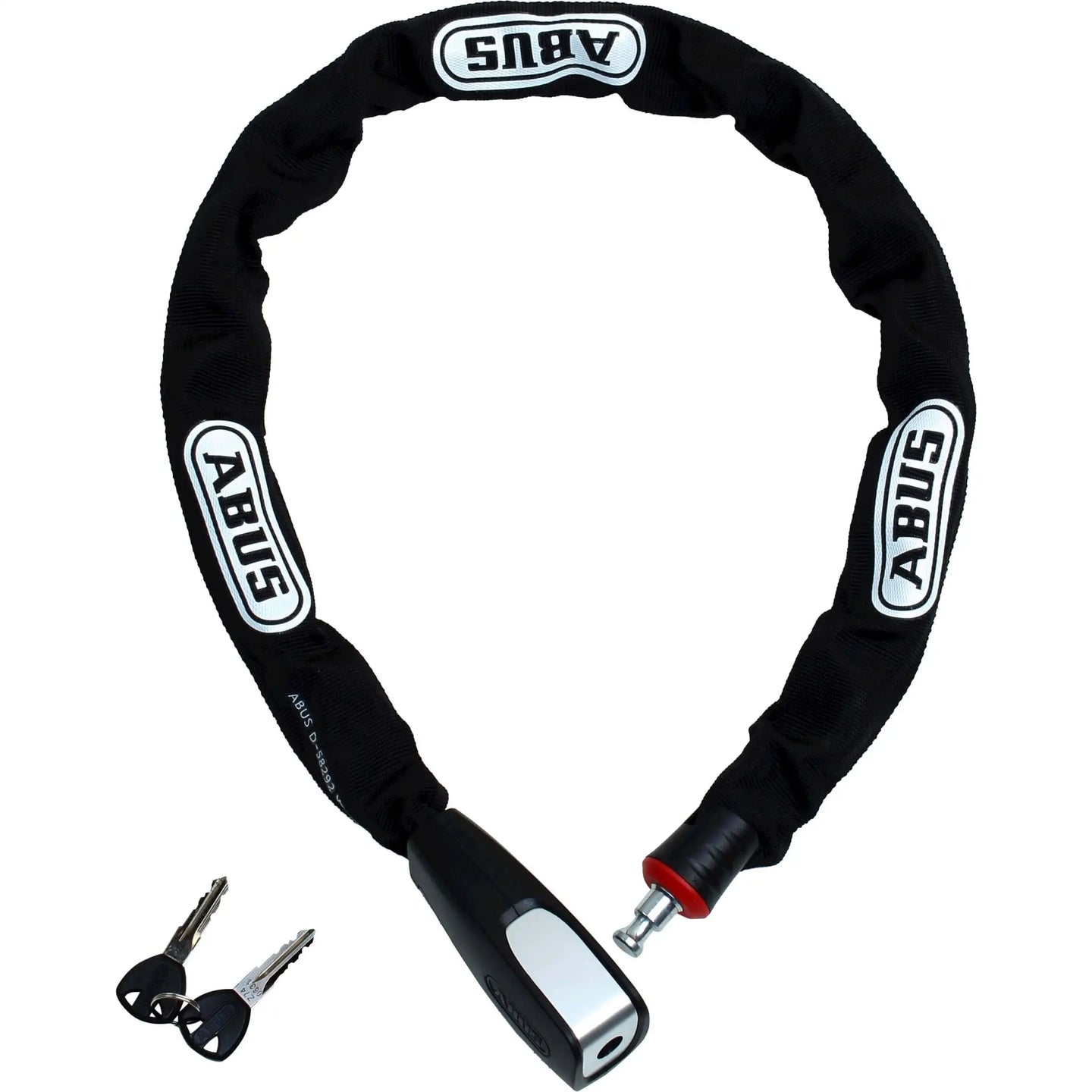 ABUS Kettingslot 8807K 85cm Zwart - Fietsenconcurrent.nl