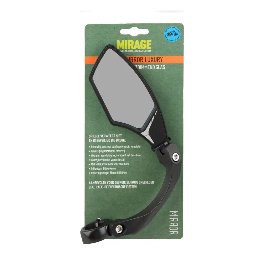 Mirage Spiegel Luxury Licht Dimmend Glas - Fietsenconcurrent.nl