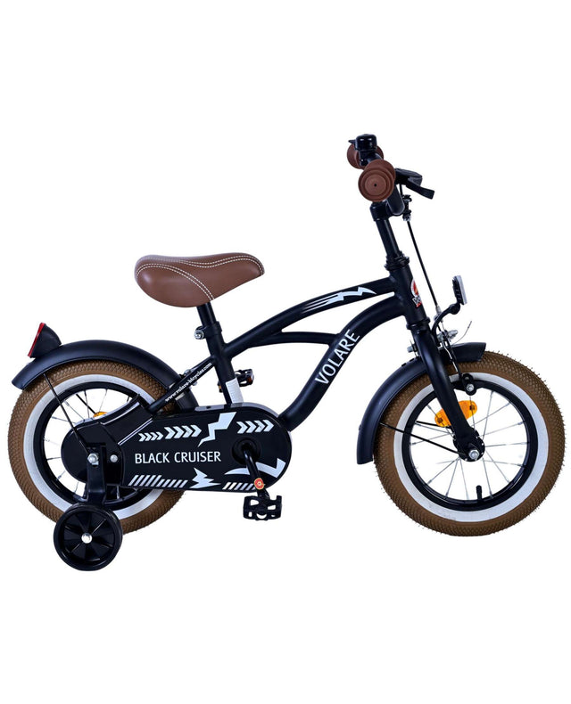 Volare Black Cruiser 12 inch Jongens - Fietsenconcurrent.nl