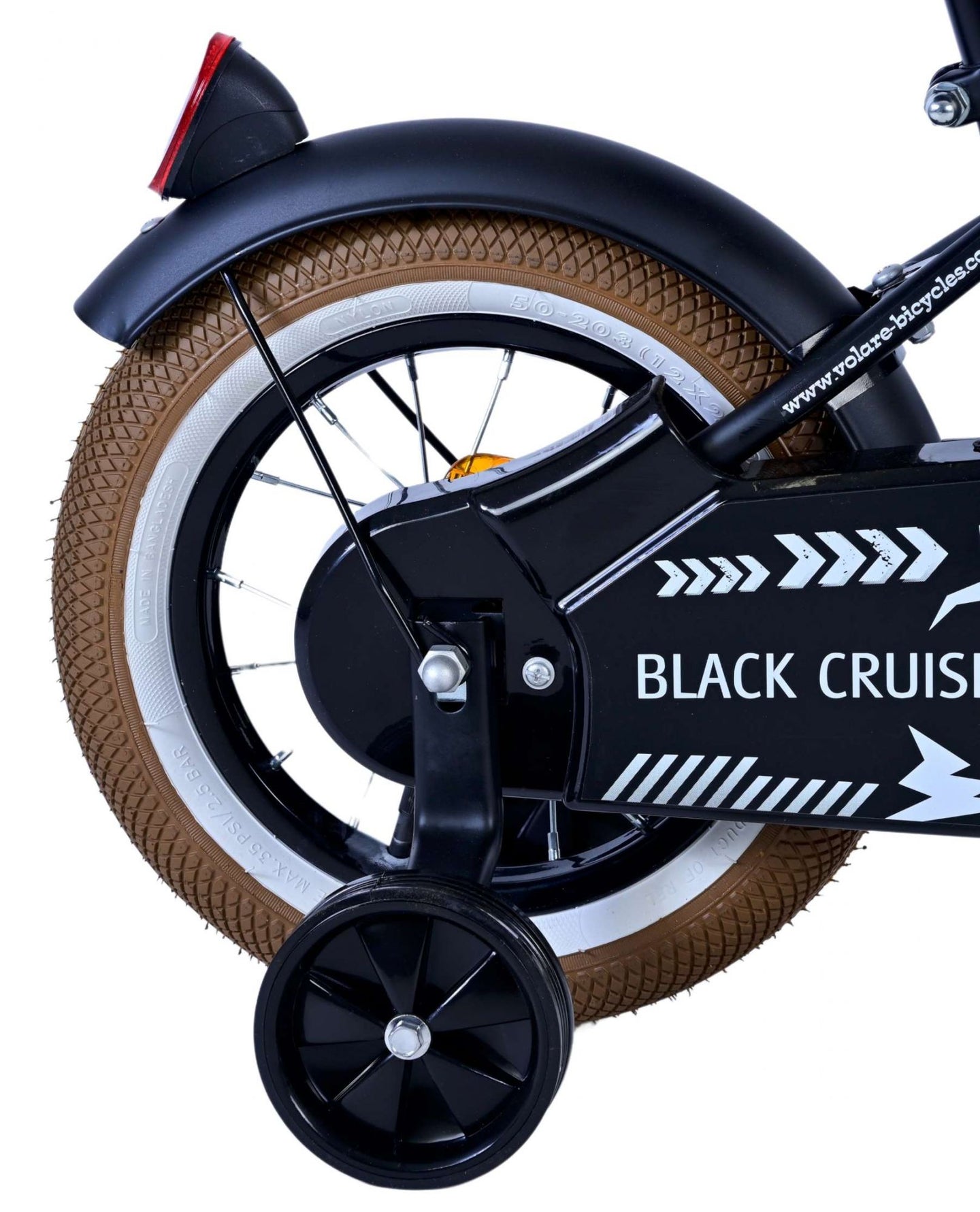 Volare Black Cruiser 12 inch Jongens - Fietsenconcurrent.nl