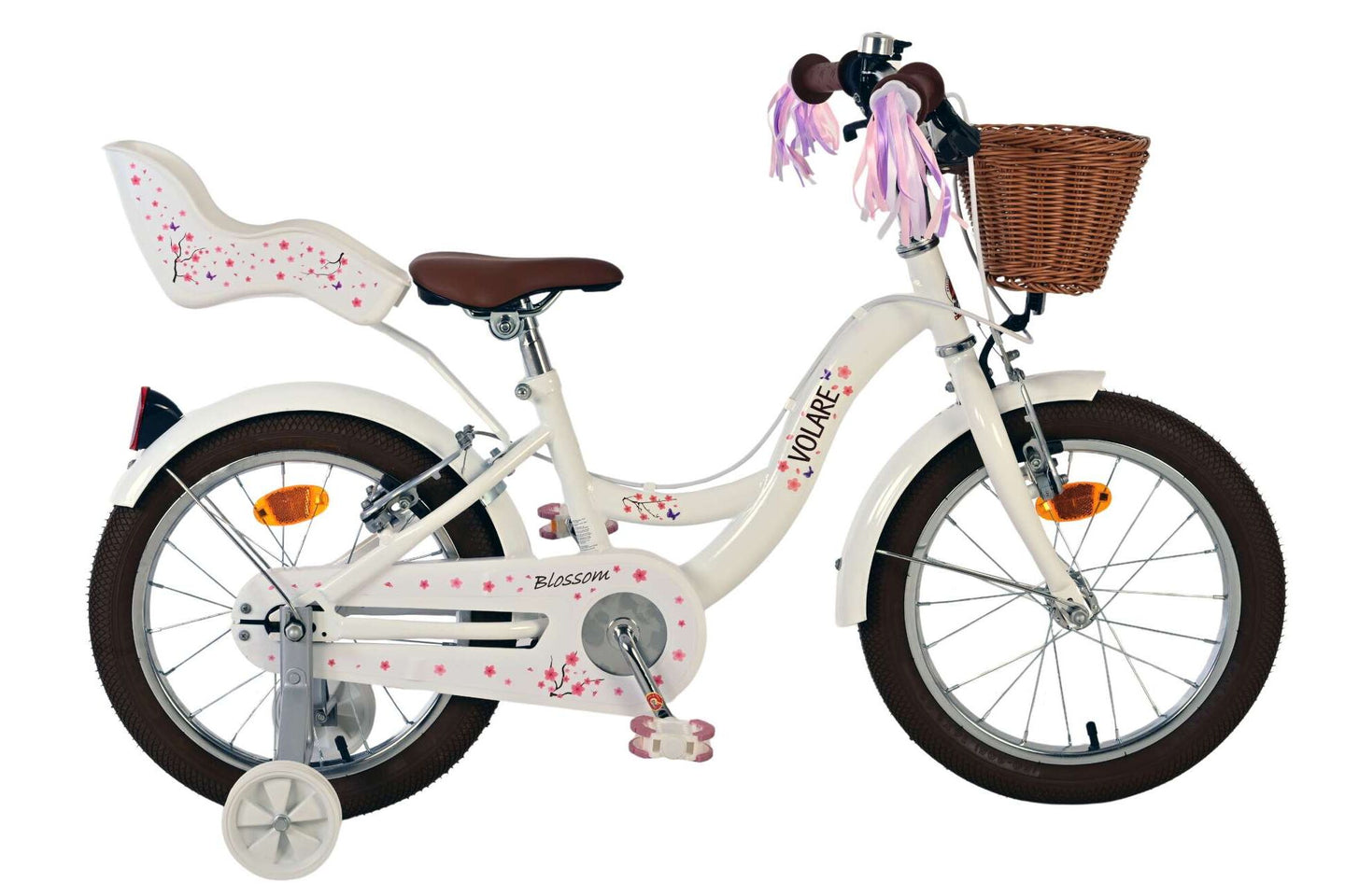 Volare Blossom 16 inch 2026 Meisjes Twee Handremmen