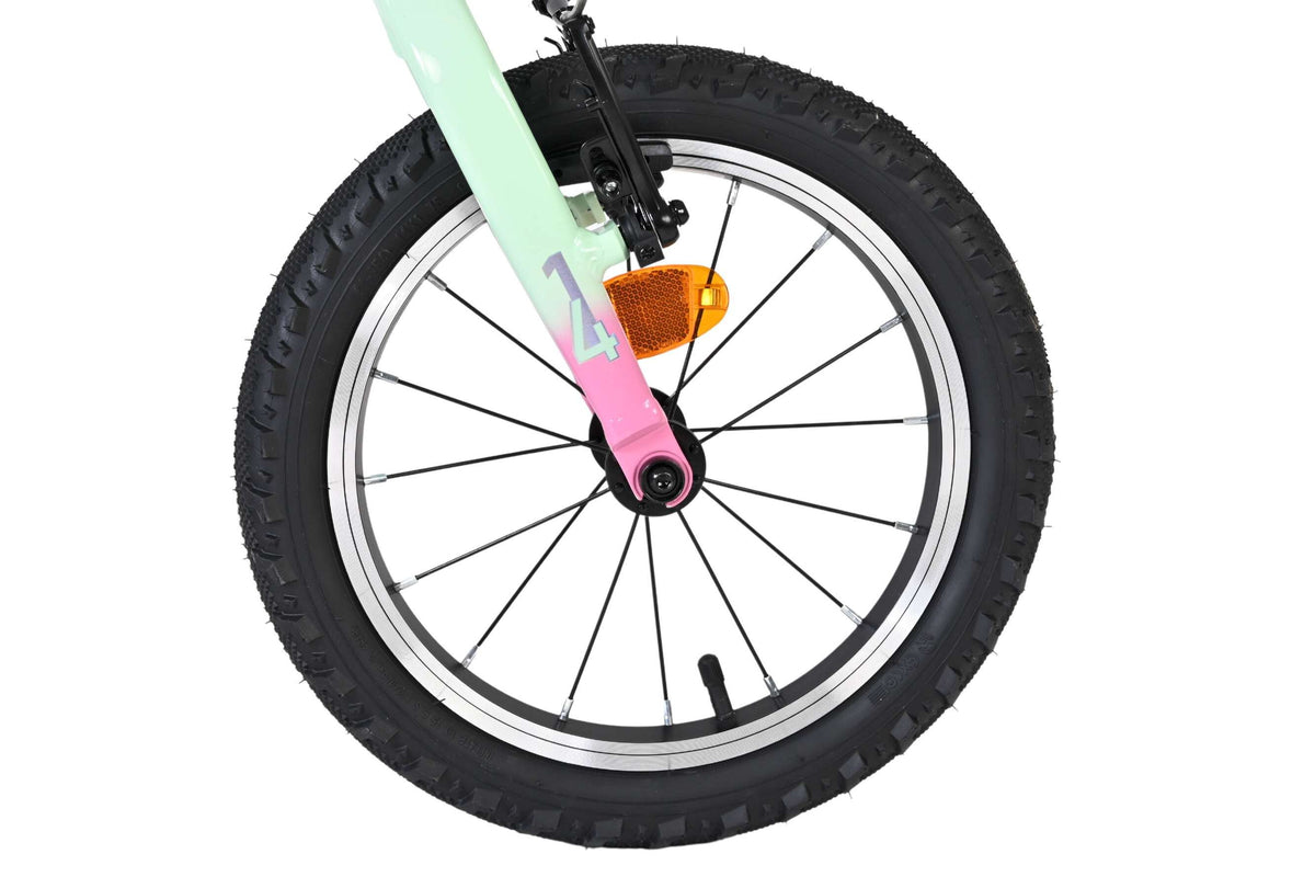 Volare Milano 14 inch 2026 Meisjes Twee handremmen