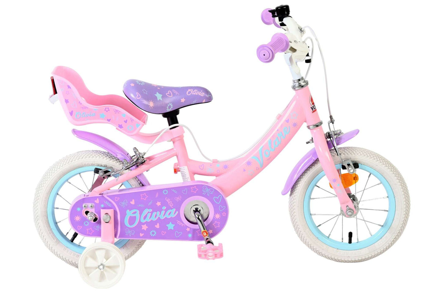 Volare Olivia 14 inch 2026 Meisjes Twee handremmen