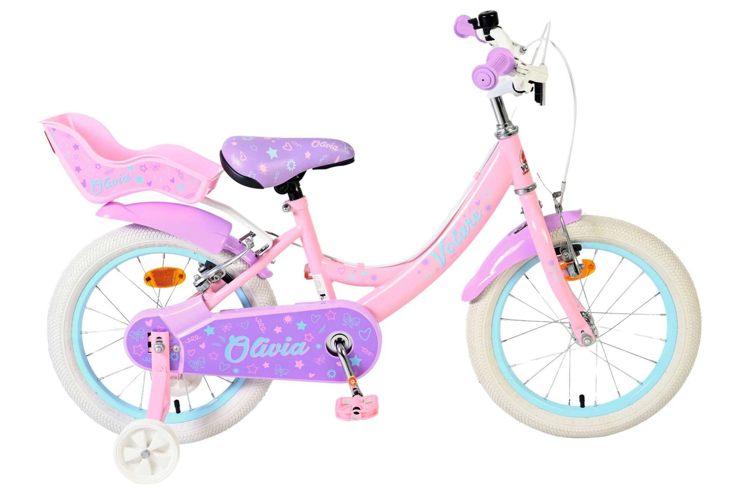 Volare Olivia 16 inch 2026 Meisjes Twee handremmen