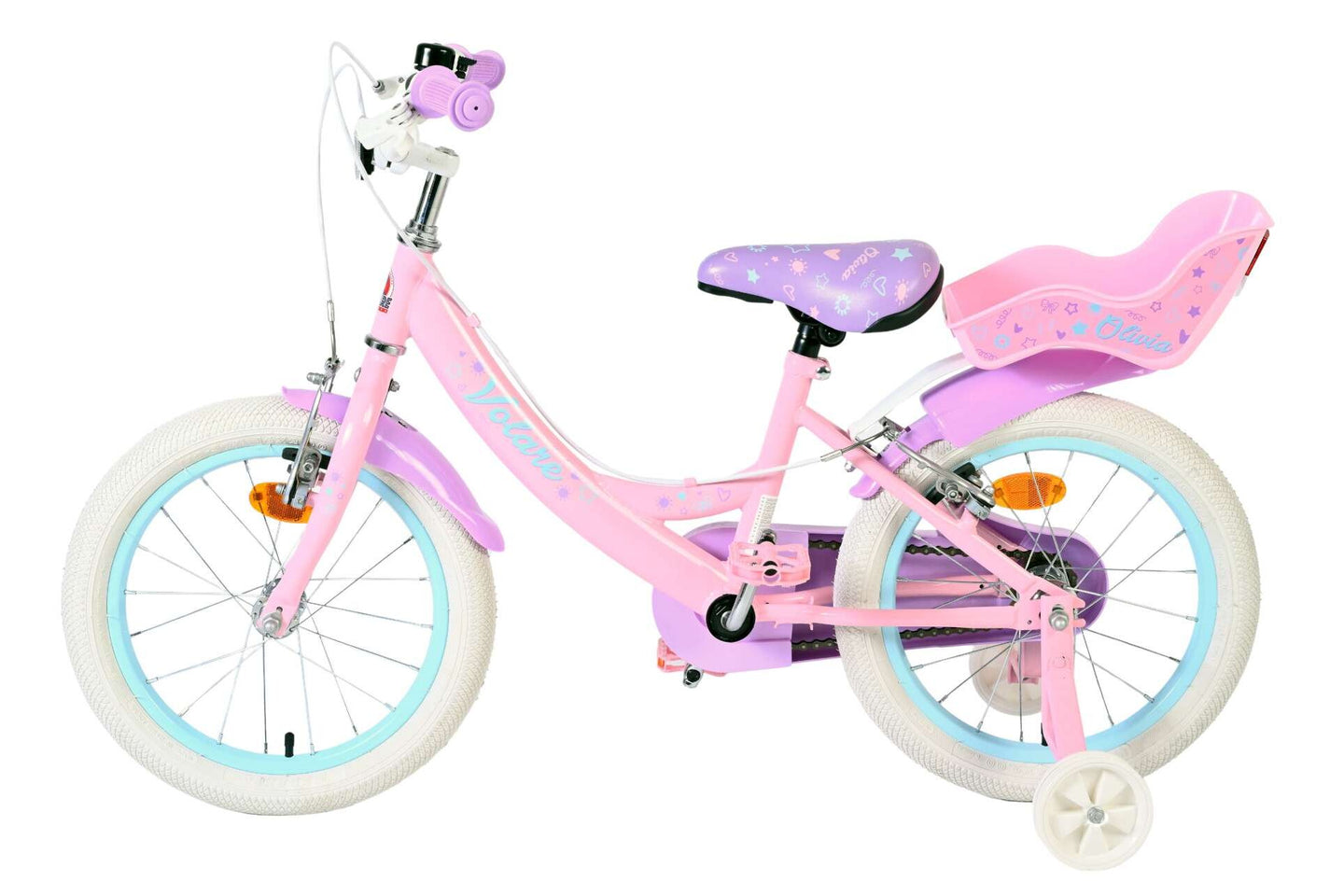 Volare Olivia 16 inch 2026 Meisjes Twee handremmen