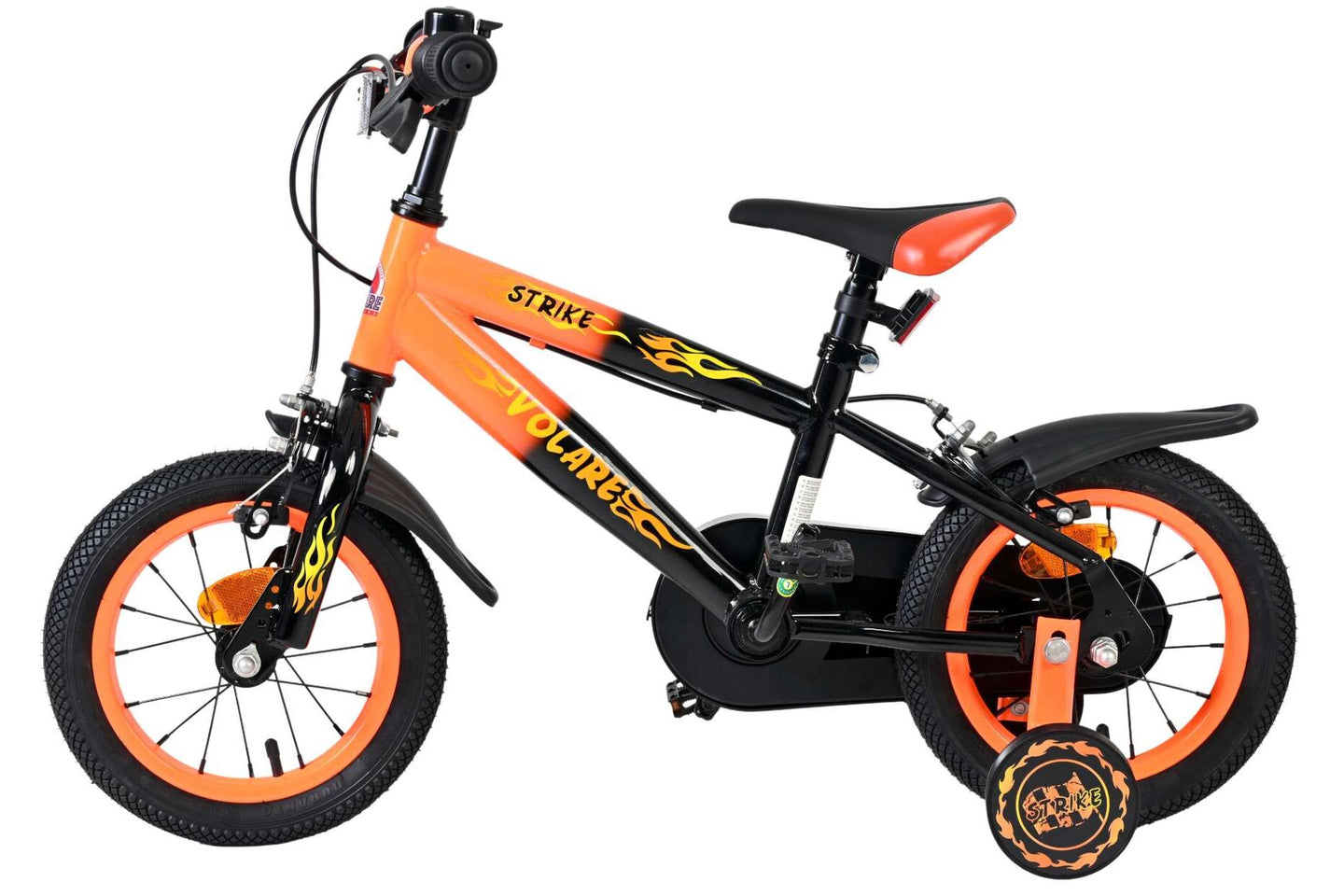 Volare Strike 12 inch 2026 Jongens 2 Handremmen - Fietsenconcurrent.nl