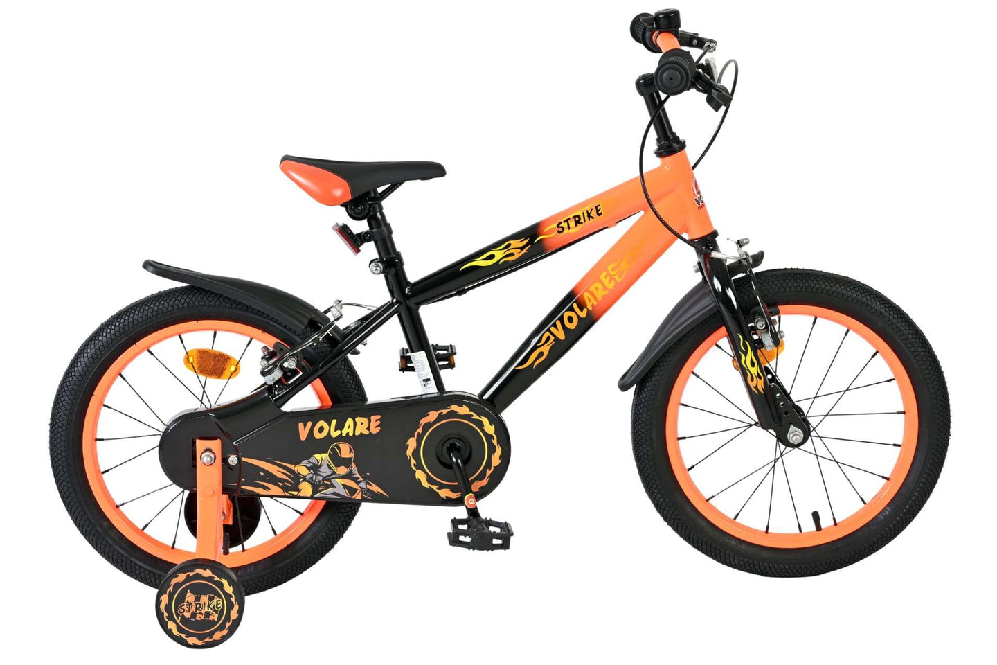 Volare Strike 16 inch 2026 Jongens 2 Handremmen - Fietsenconcurrent.nl
