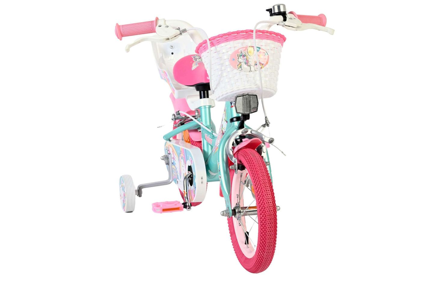 Volare Unicorn 12 inch 2026 Meisjes Twee handremmen - Fietsenconcurrent.nl