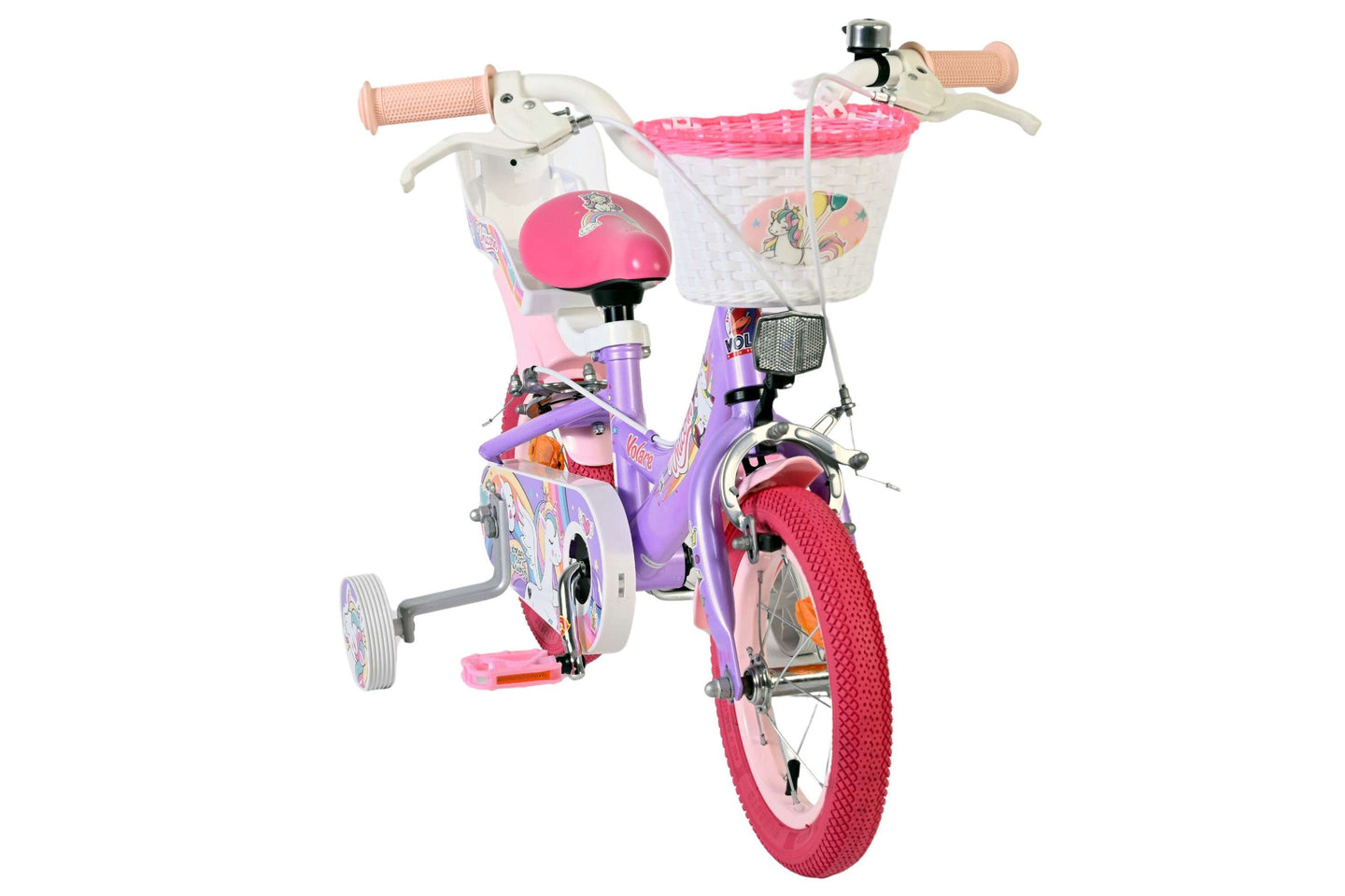 Volare Unicorn 12 inch 2026 Meisjes Twee handremmen - Fietsenconcurrent.nl