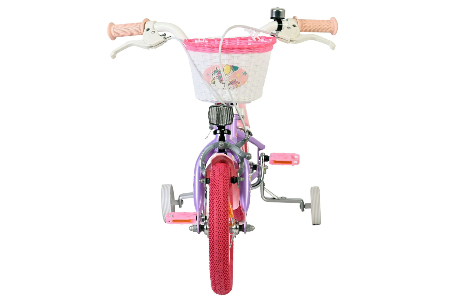 Volare Unicorn 12 inch 2026 Meisjes Twee handremmen - Fietsenconcurrent.nl