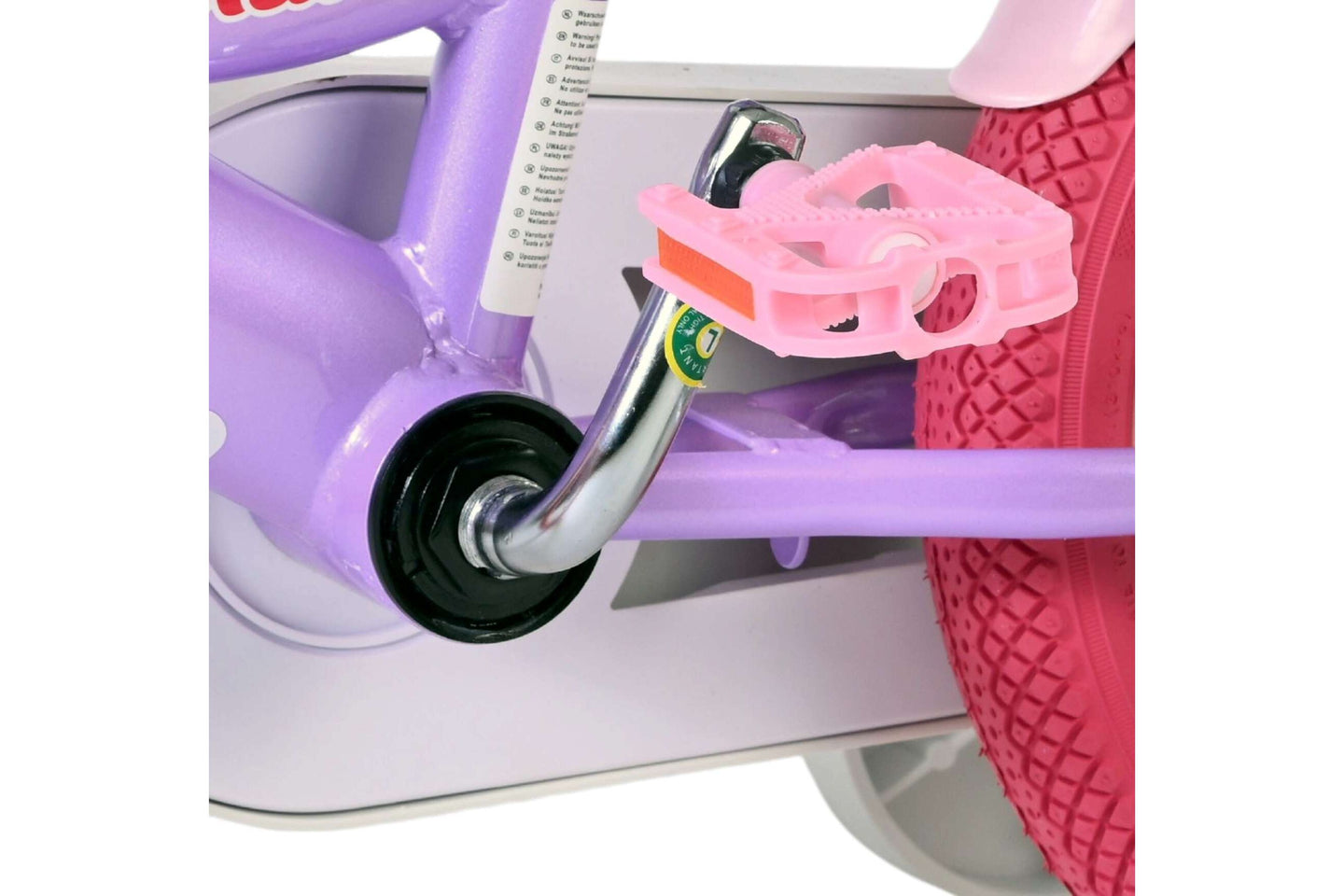 Volare Unicorn 12 inch 2026 Meisjes Twee handremmen - Fietsenconcurrent.nl