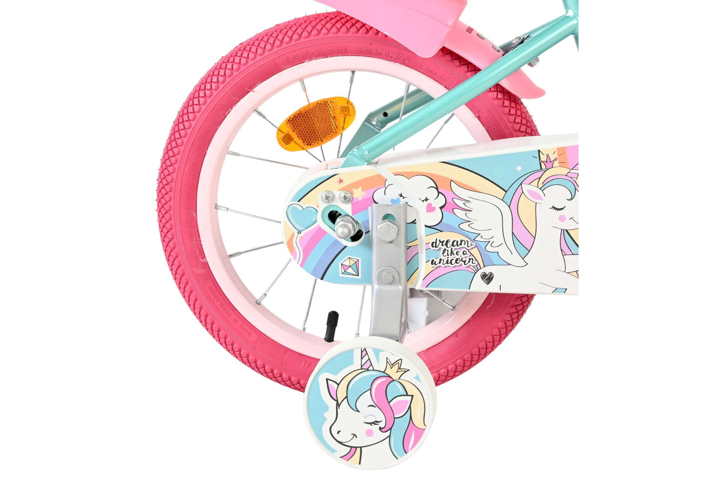 Volare Unicorn 14 inch 2026 Meisjes - Fietsenconcurrent.nl