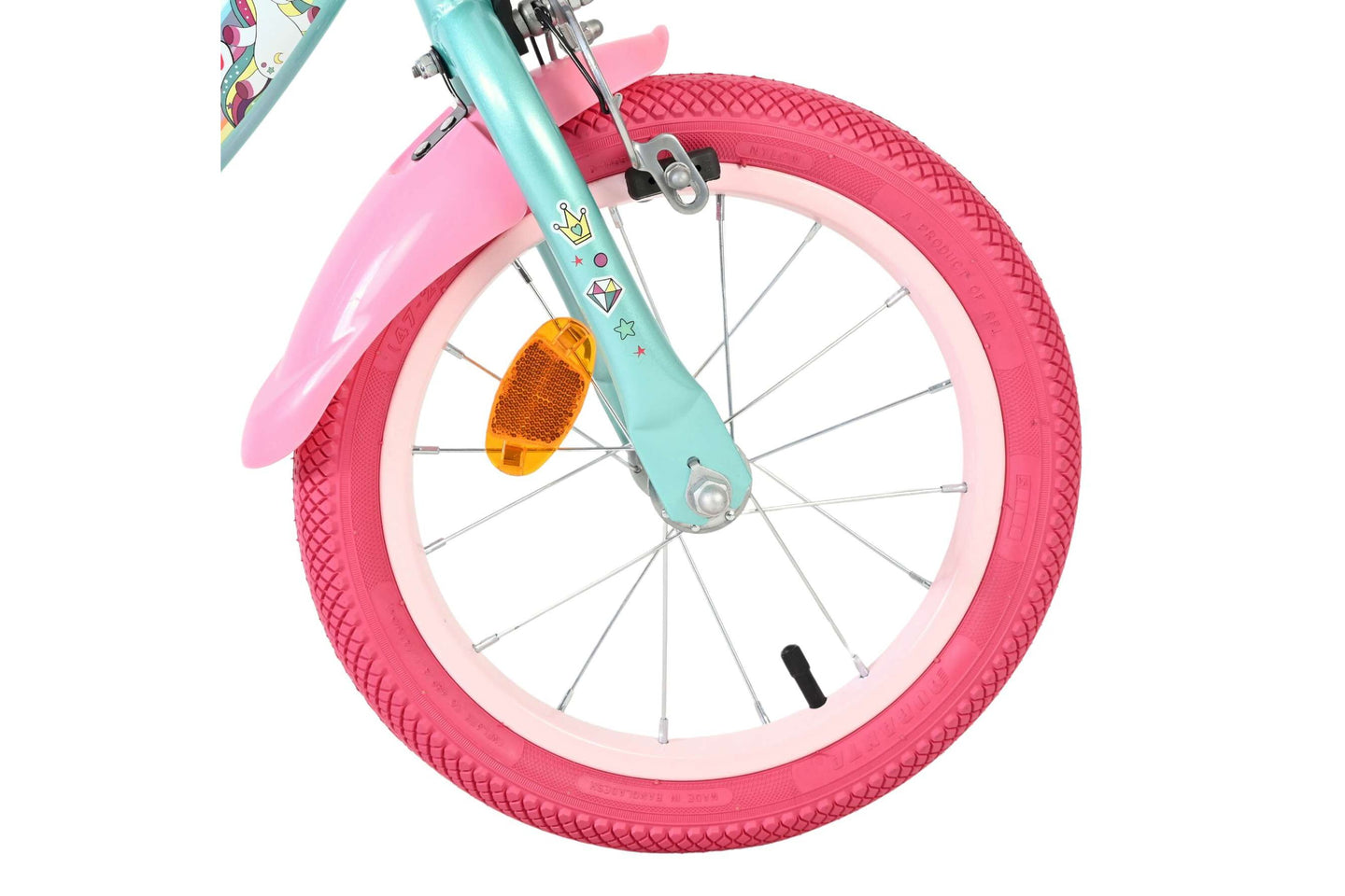 Volare Unicorn 14 inch 2026 Meisjes - Fietsenconcurrent.nl