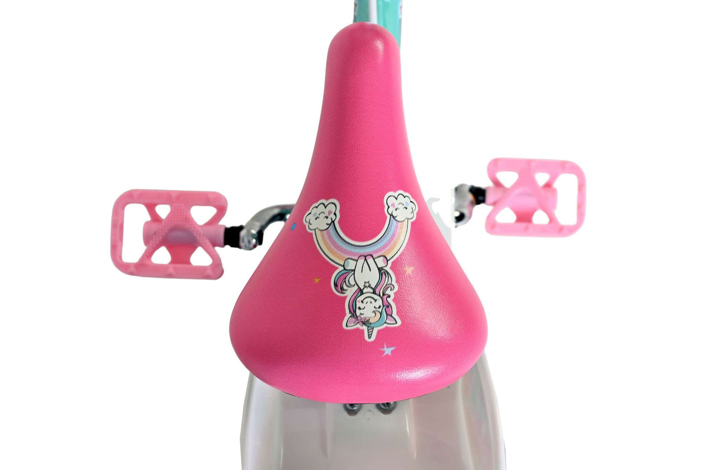 Volare Unicorn 14 inch 2026 Meisjes Twee handremmen - Fietsenconcurrent.nl