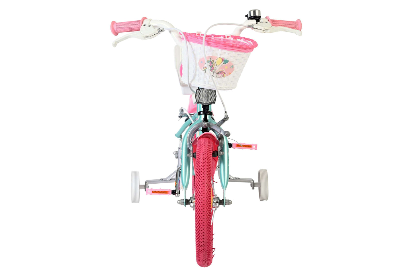 Volare Unicorn 14 inch 2026 Meisjes Twee handremmen - Fietsenconcurrent.nl