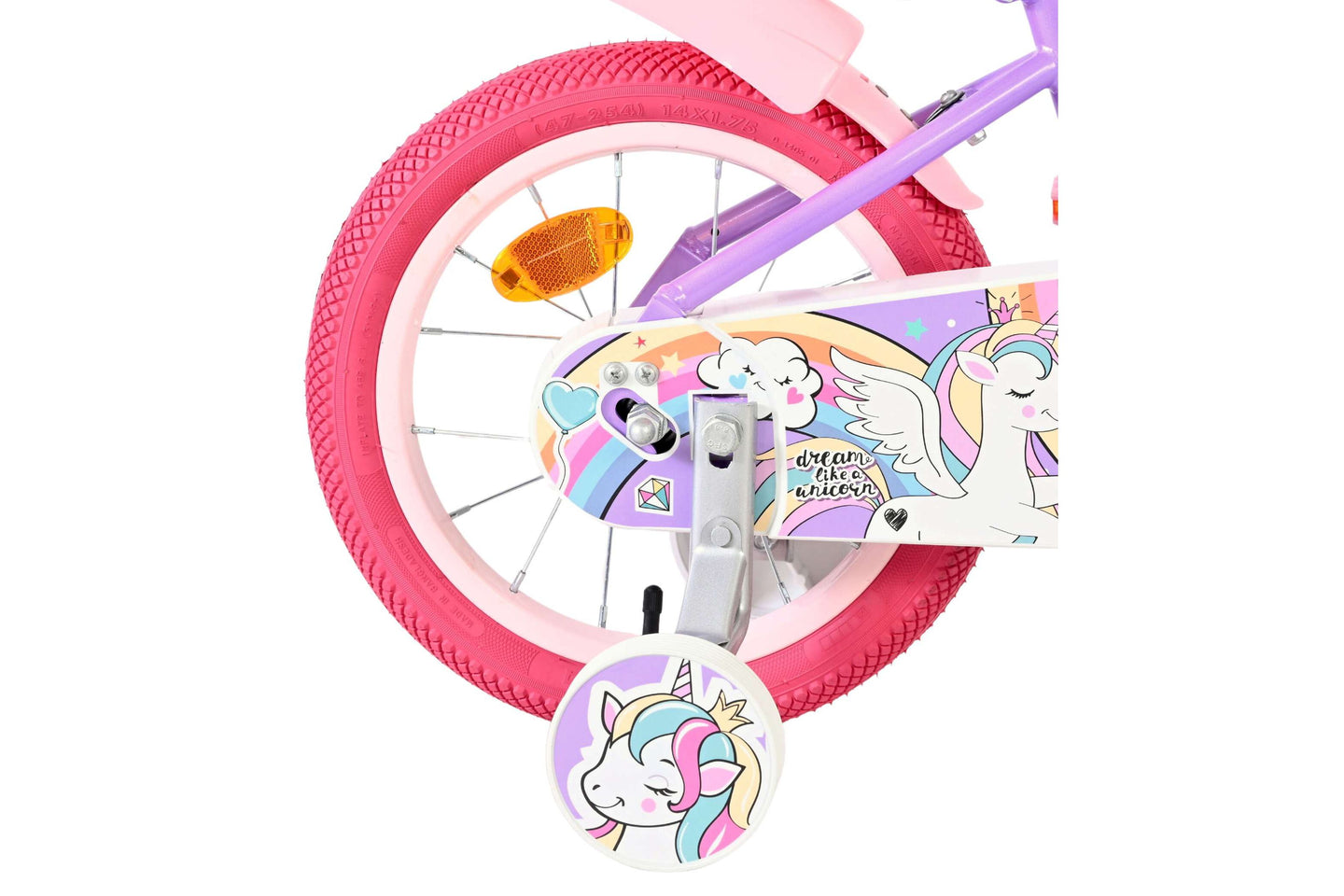 Volare Unicorn 14 inch 2026 Meisjes - Fietsenconcurrent.nl