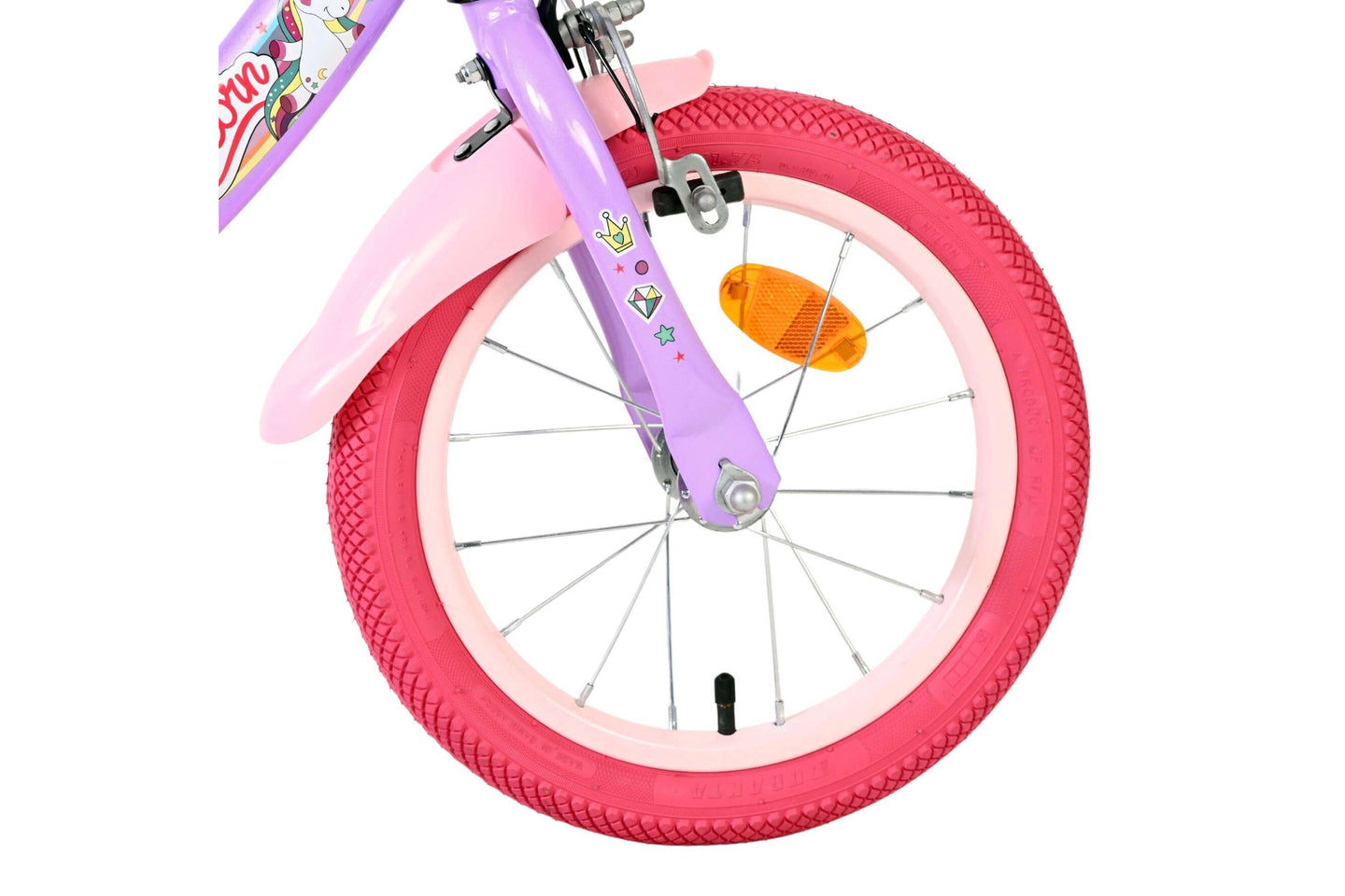 Volare Unicorn 14 inch 2026 Meisjes - Fietsenconcurrent.nl