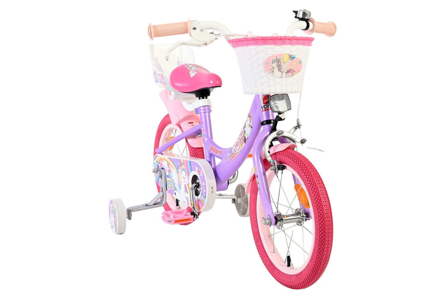 Volare Unicorn 14 inch 2026 Meisjes - Fietsenconcurrent.nl