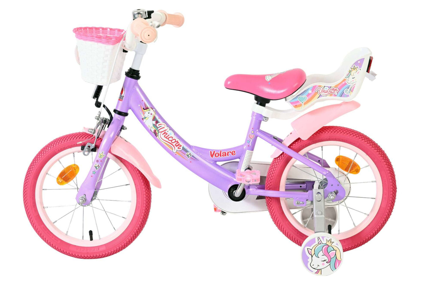 Volare Unicorn 14 inch 2026 Meisjes - Fietsenconcurrent.nl
