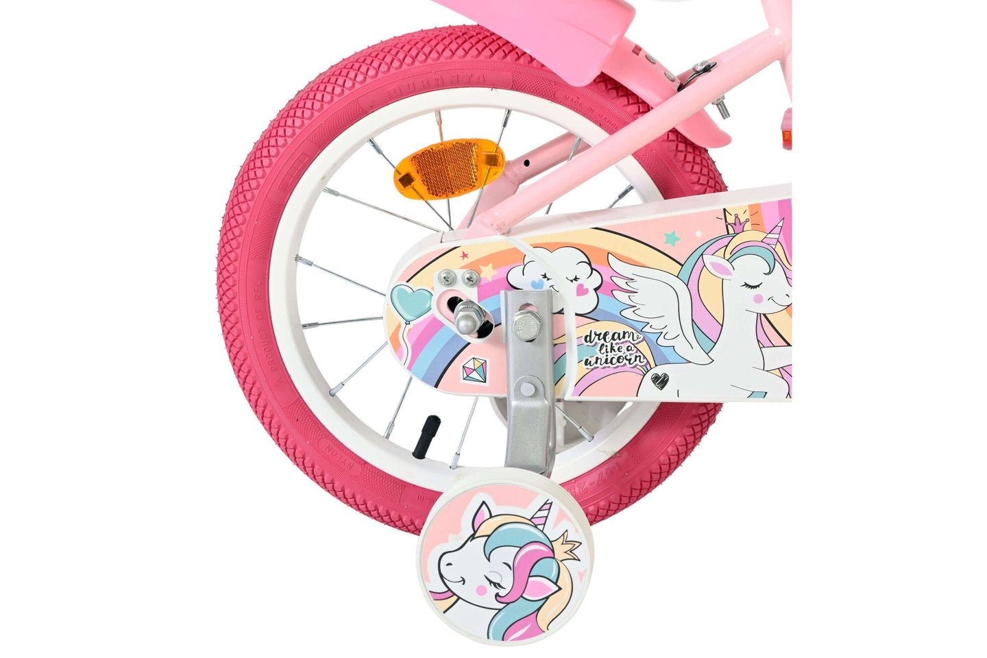 Volare Unicorn 14 inch 2026 Meisjes - Fietsenconcurrent.nl