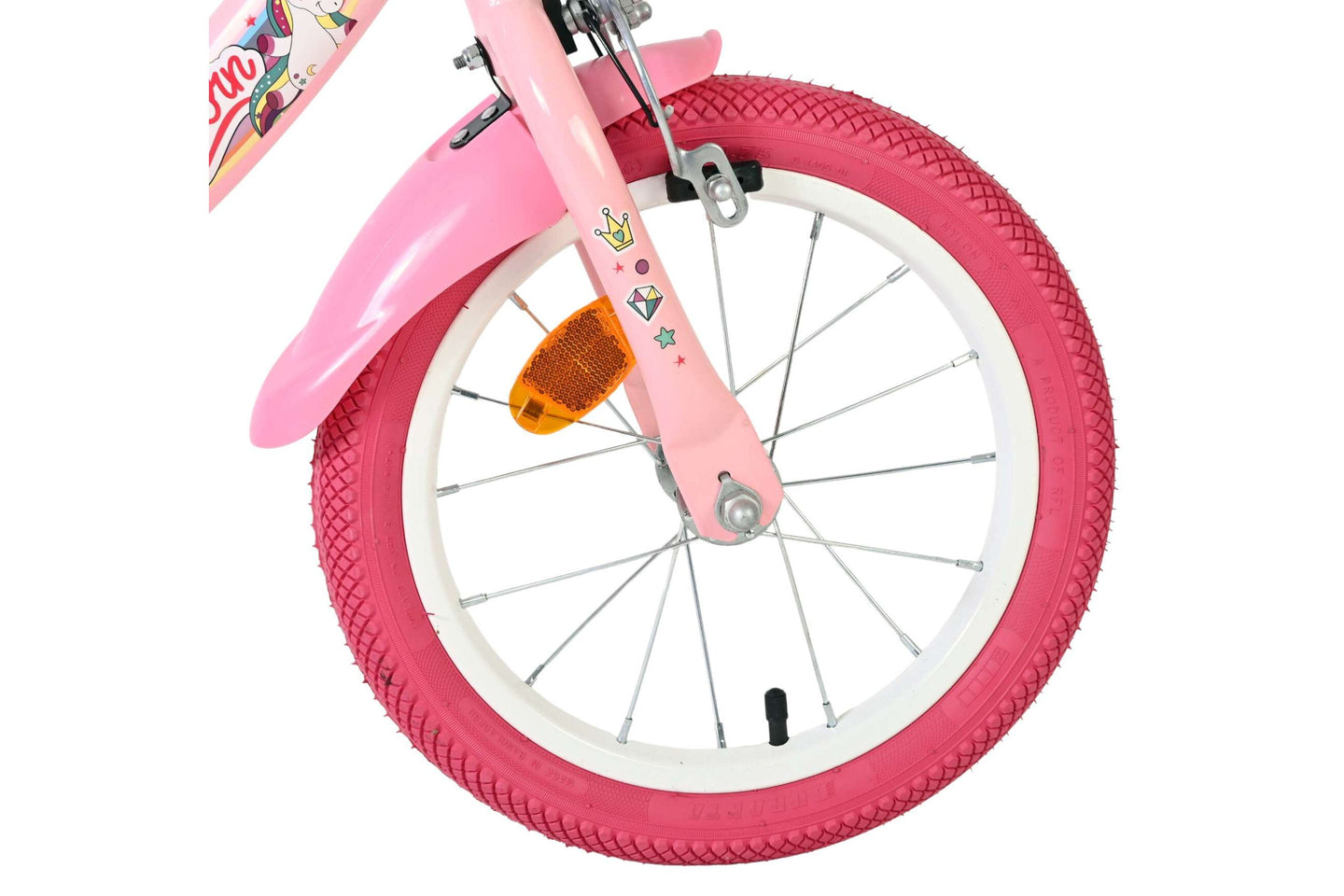 Volare Unicorn 14 inch 2026 Meisjes - Fietsenconcurrent.nl