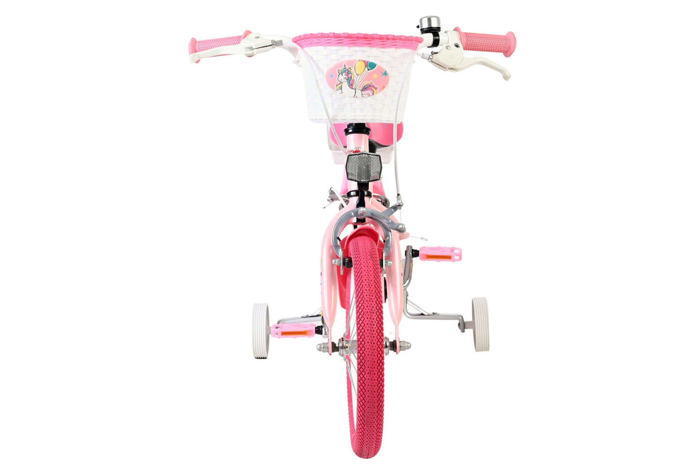 Volare Unicorn 14 inch 2026 Meisjes Twee handremmen - Fietsenconcurrent.nl