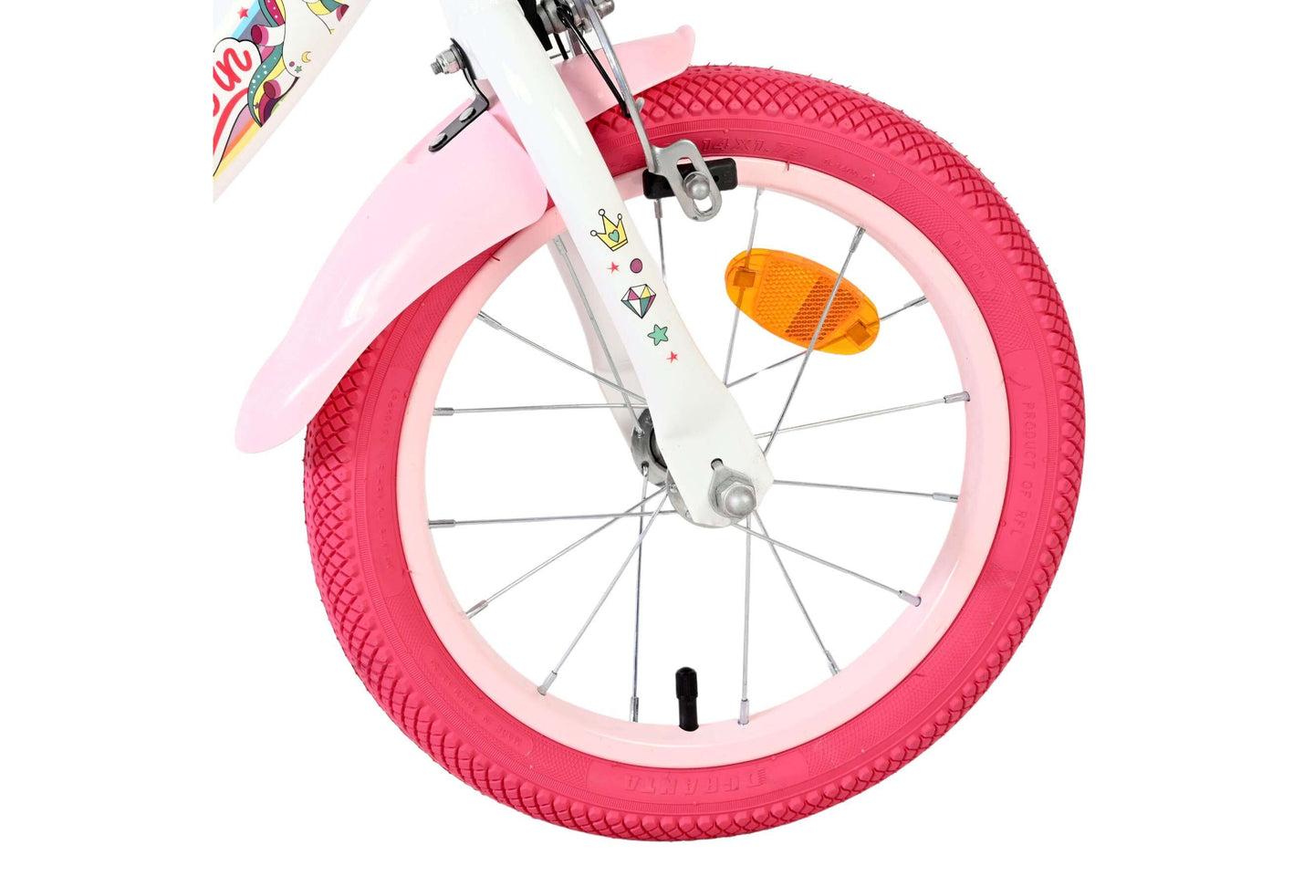 Volare Unicorn 14 inch 2026 Meisjes - Fietsenconcurrent.nl