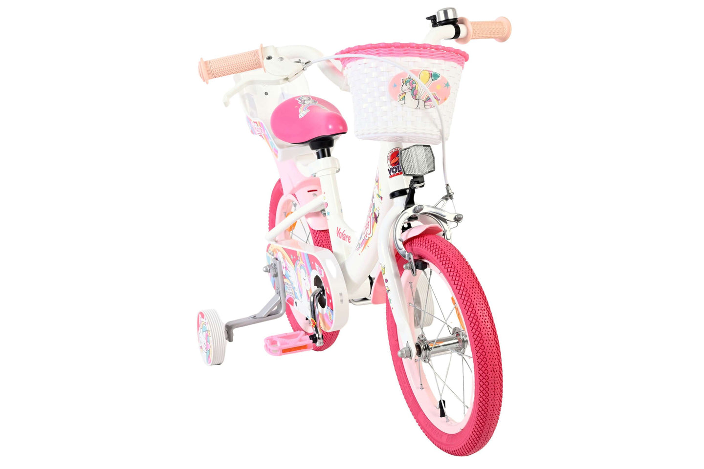 Volare Unicorn 14 inch 2026 Meisjes - Fietsenconcurrent.nl