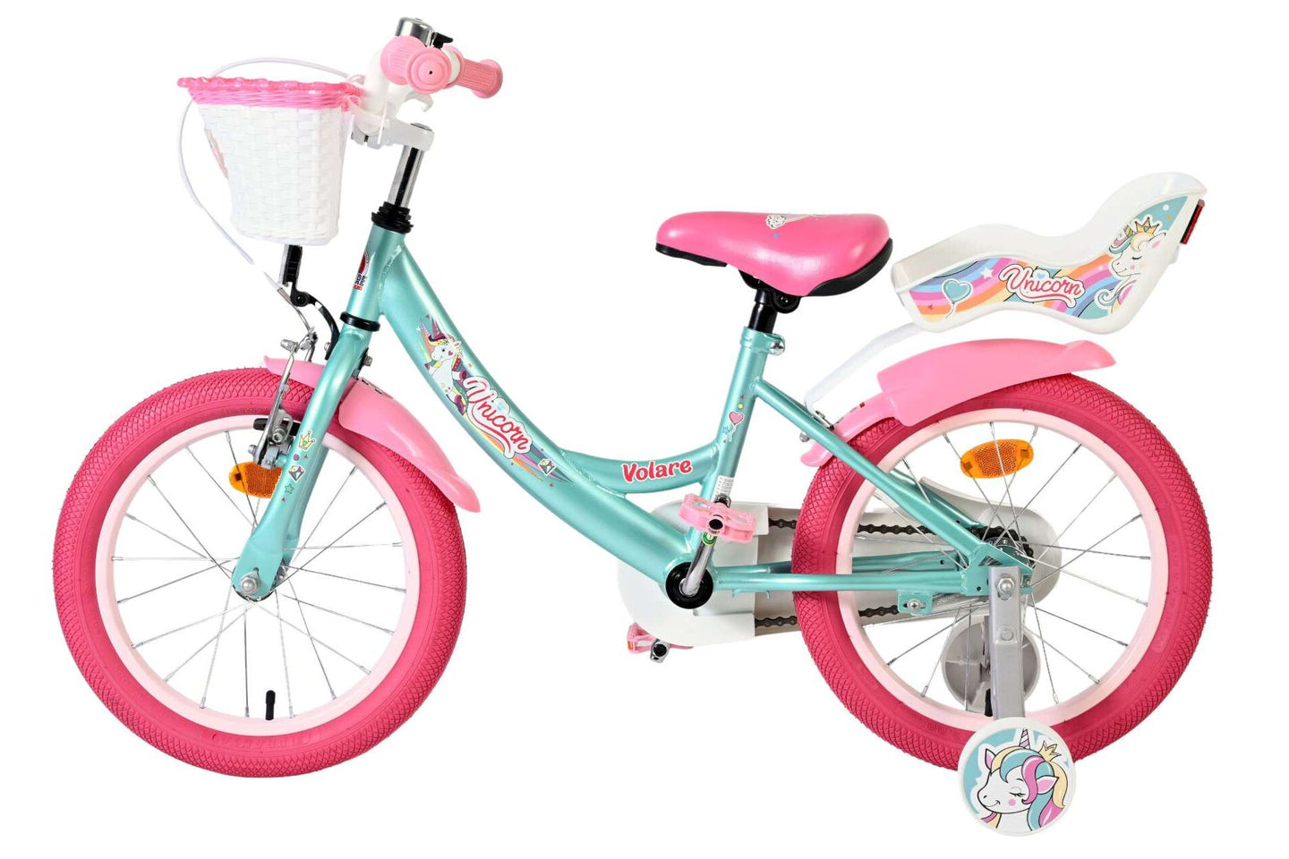 Volare Unicorn 16 inch 2026 Meisjes - Fietsenconcurrent.nl