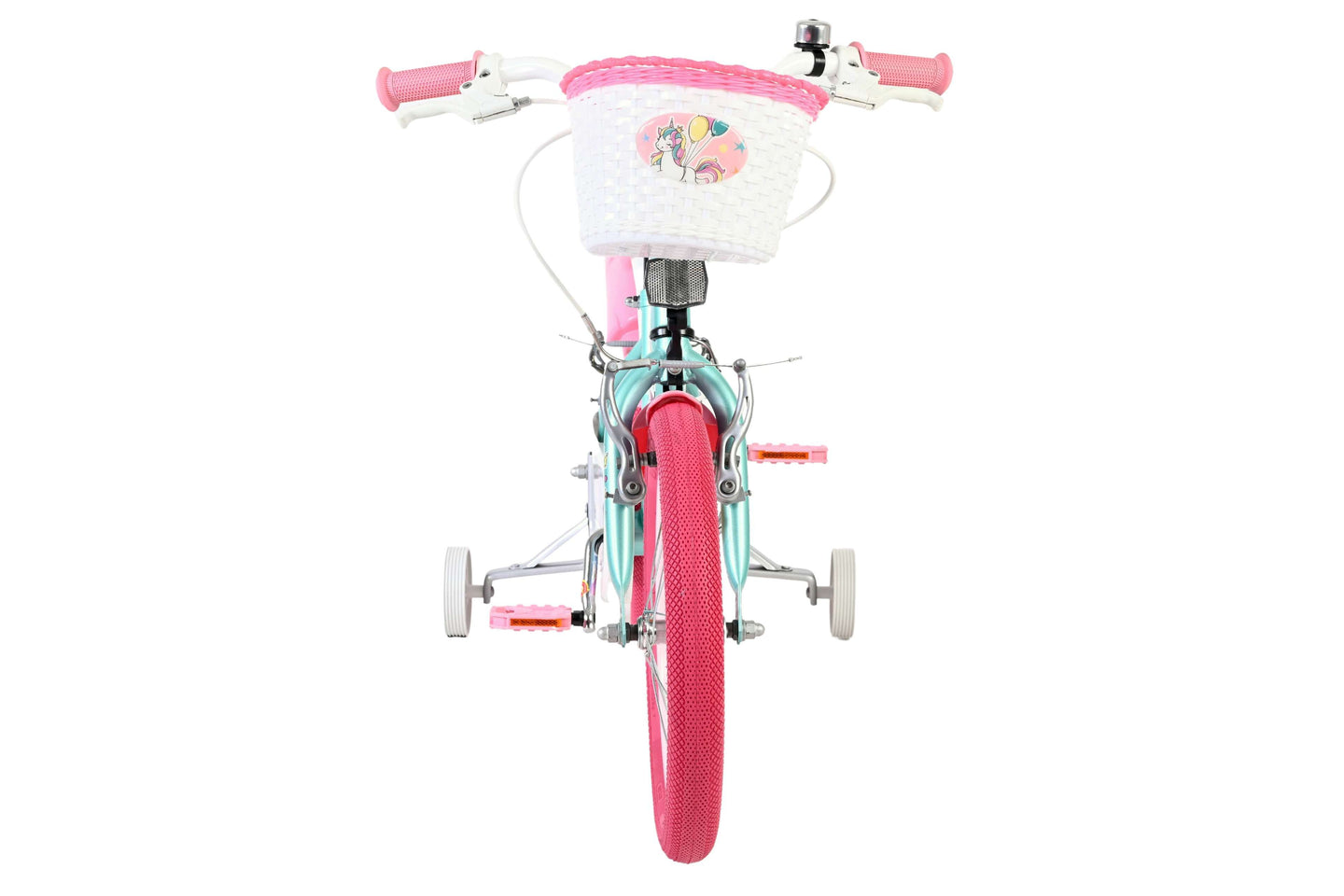 Volare Unicorn 16 inch 2026 Meisjes Twee handremmen - Fietsenconcurrent.nl