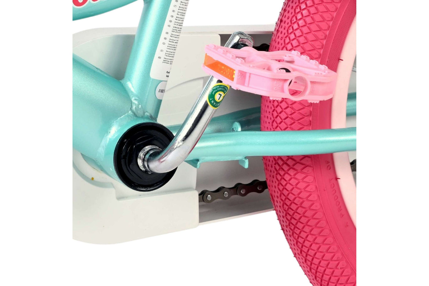 Volare Unicorn 16 inch 2026 Meisjes Twee handremmen - Fietsenconcurrent.nl