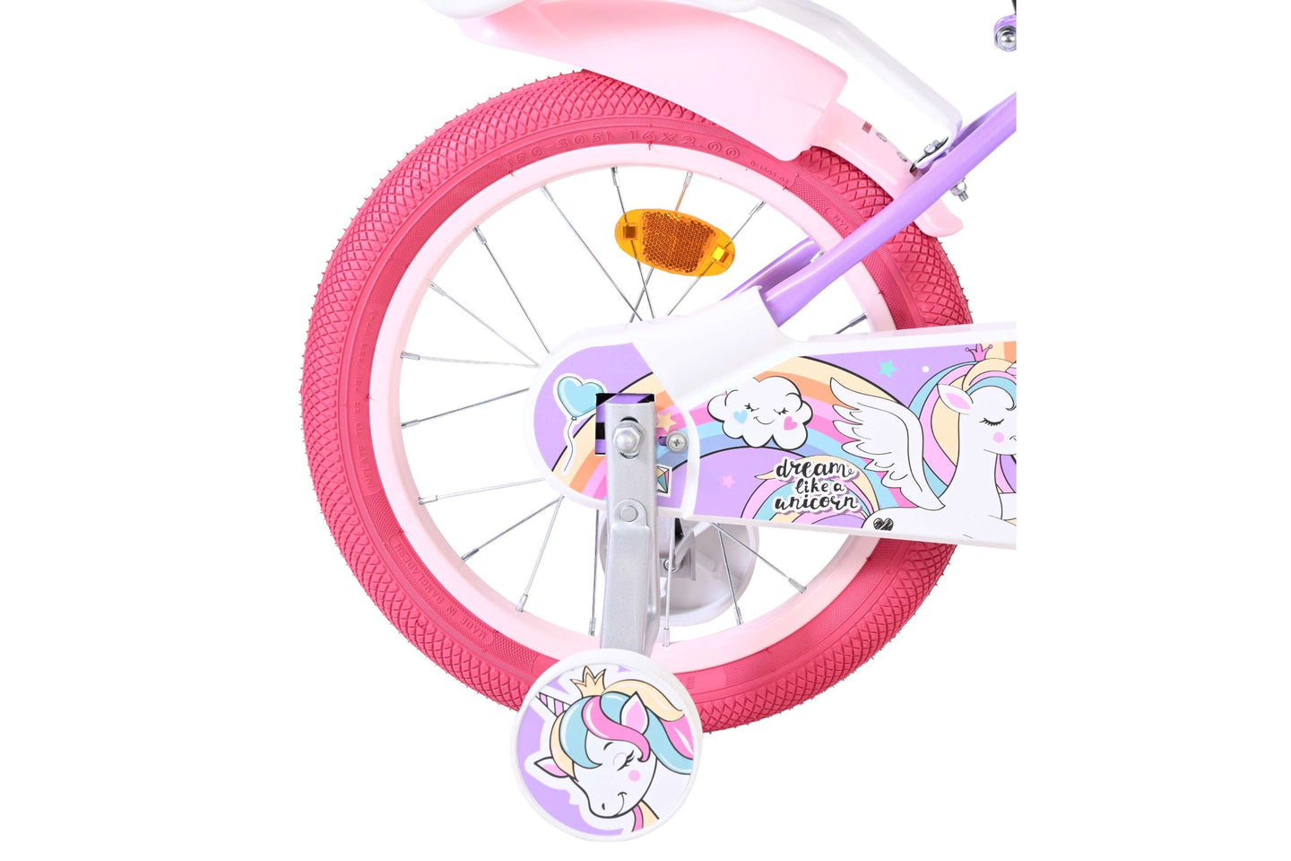 Volare Unicorn 16 inch 2026 Meisjes - Fietsenconcurrent.nl