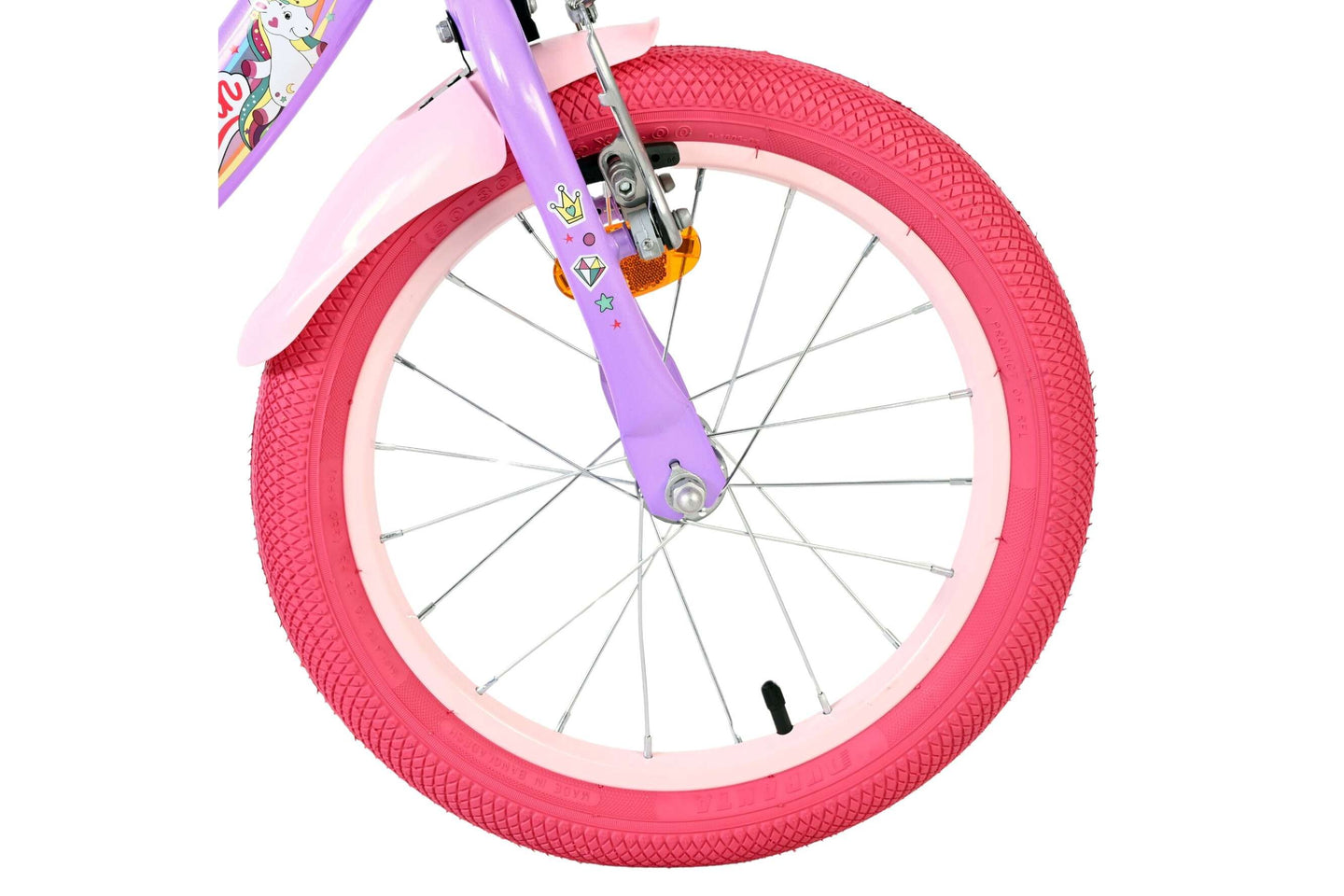 Volare Unicorn 16 inch 2026 Meisjes - Fietsenconcurrent.nl