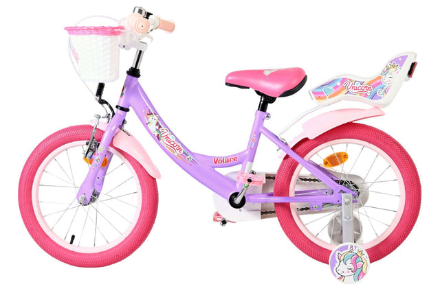 Volare Unicorn 16 inch 2026 Meisjes - Fietsenconcurrent.nl