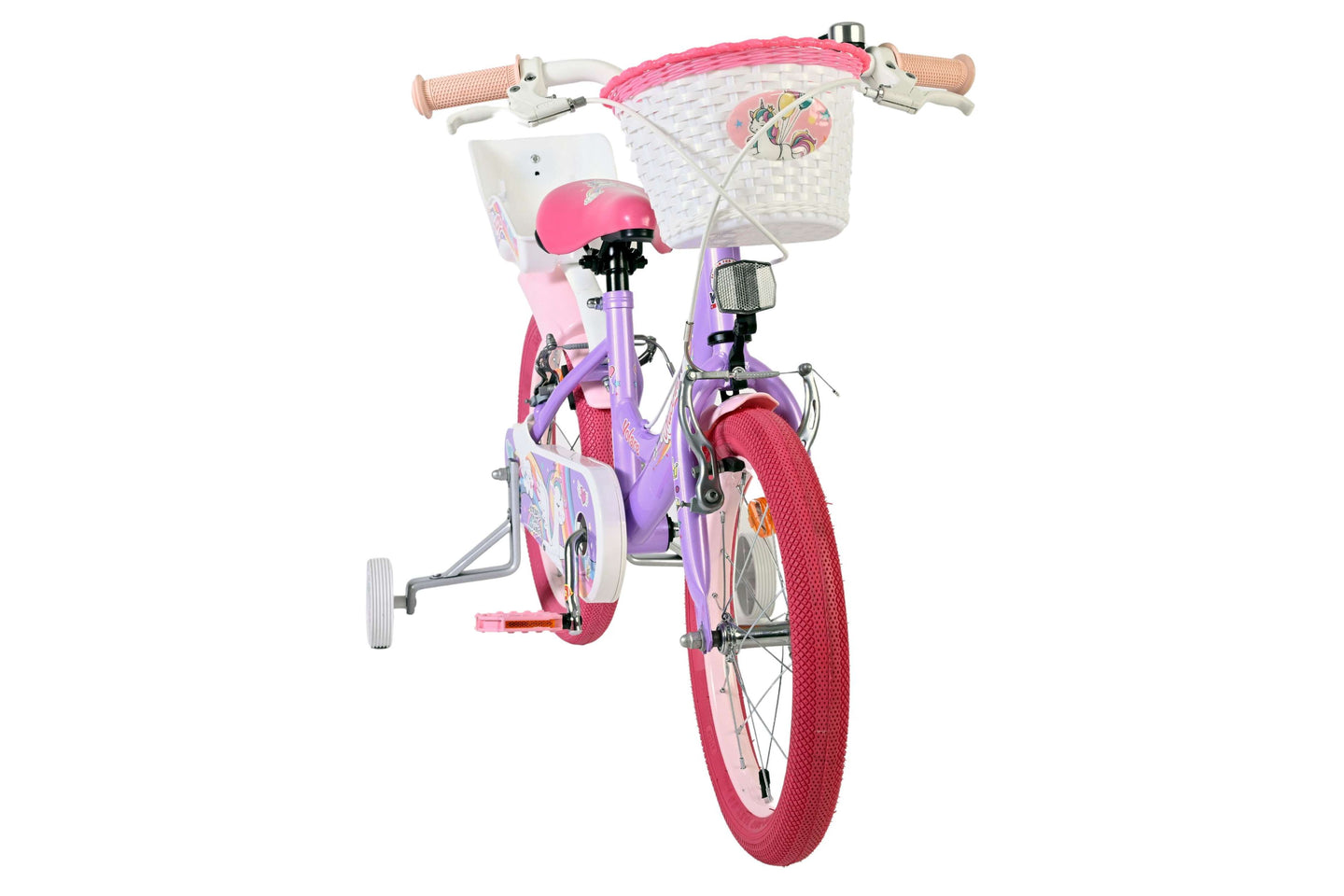 Volare Unicorn 16 inch 2026 Meisjes Twee handremmen - Fietsenconcurrent.nl