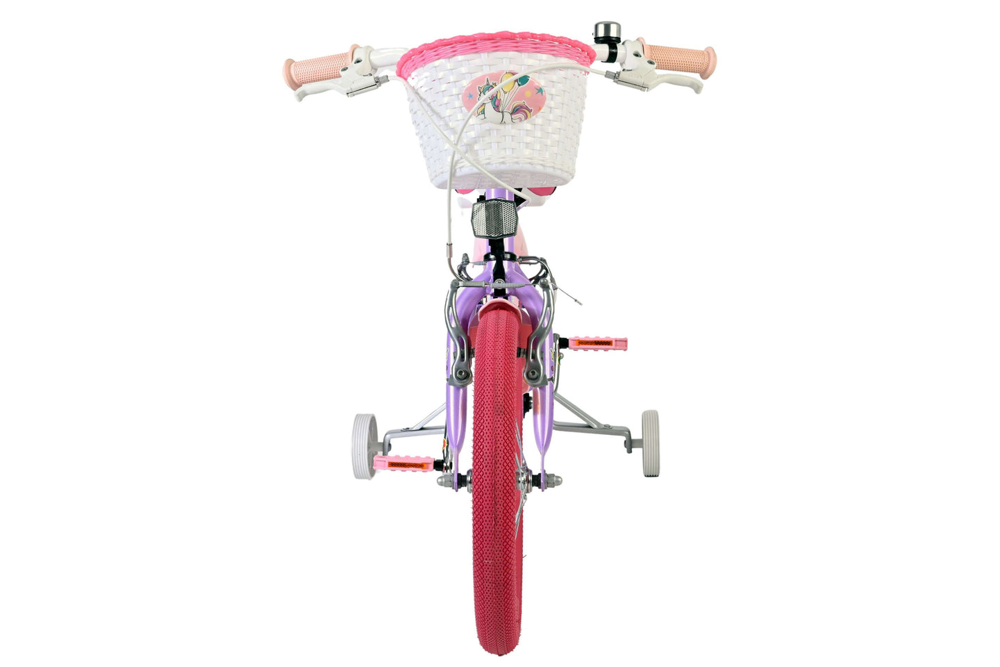 Volare Unicorn 16 inch 2026 Meisjes Twee handremmen - Fietsenconcurrent.nl