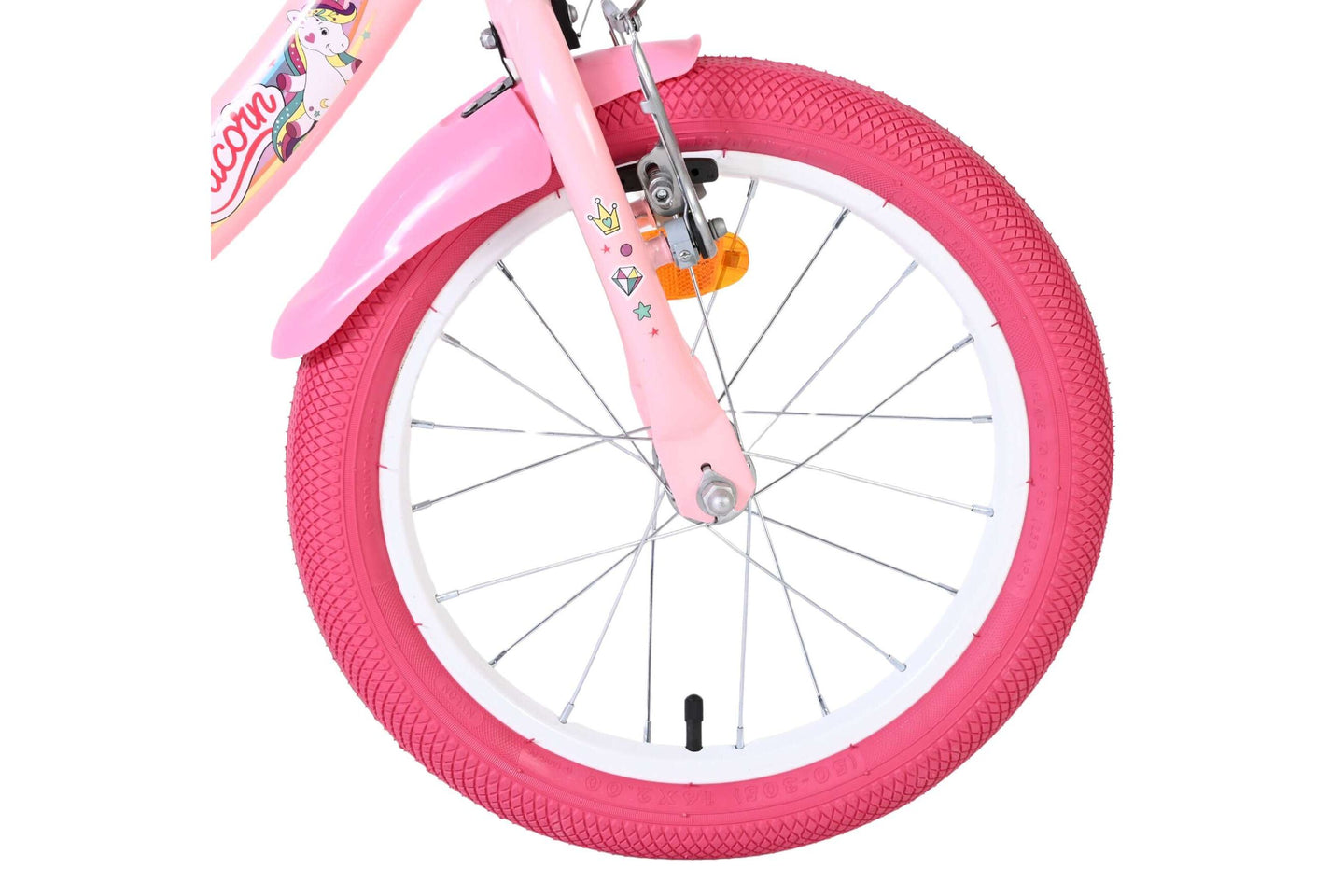 Volare Unicorn 16 inch 2026 Meisjes - Fietsenconcurrent.nl